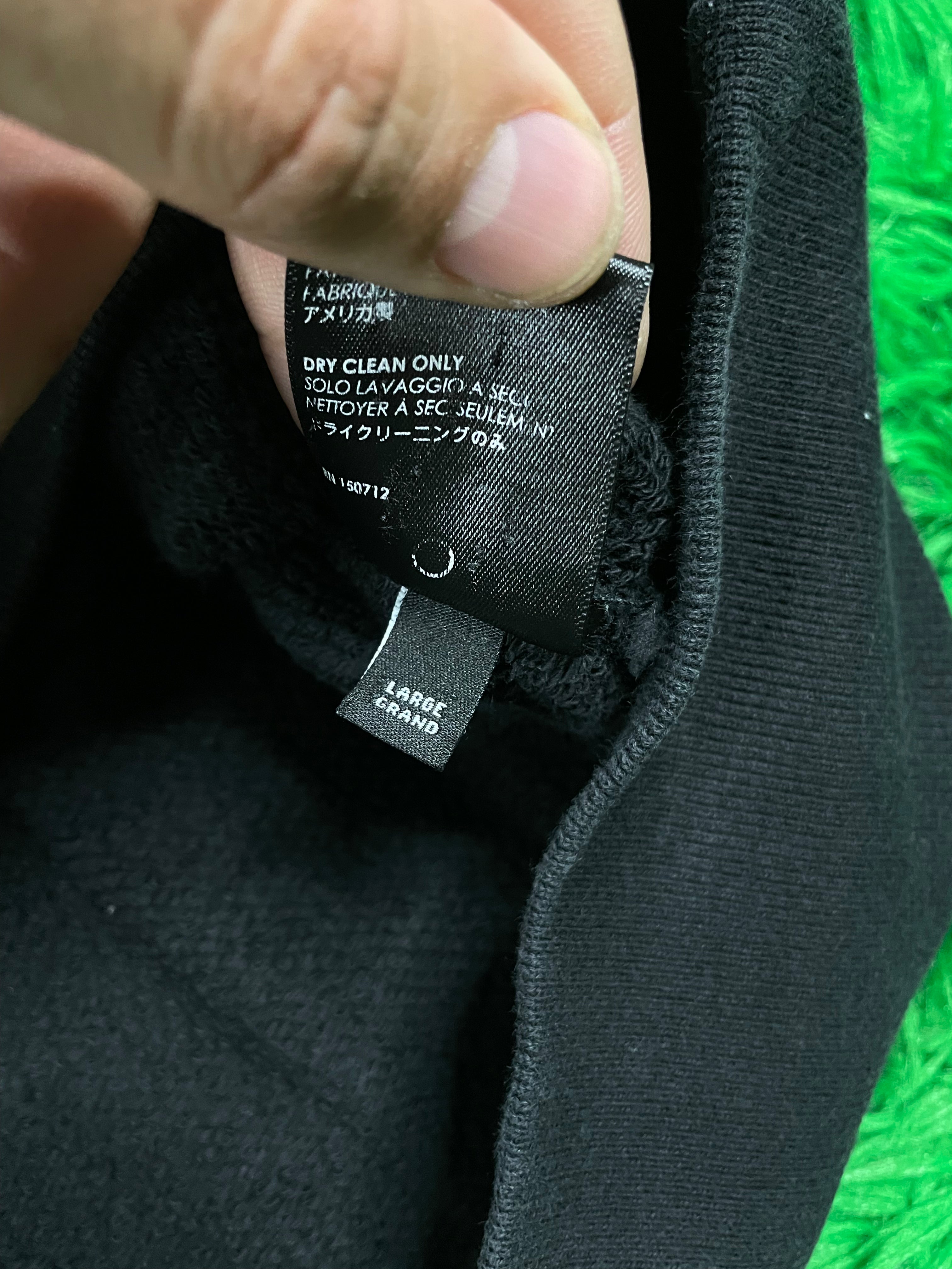 Amiri Lovers Crewneck Black Neon Large Used