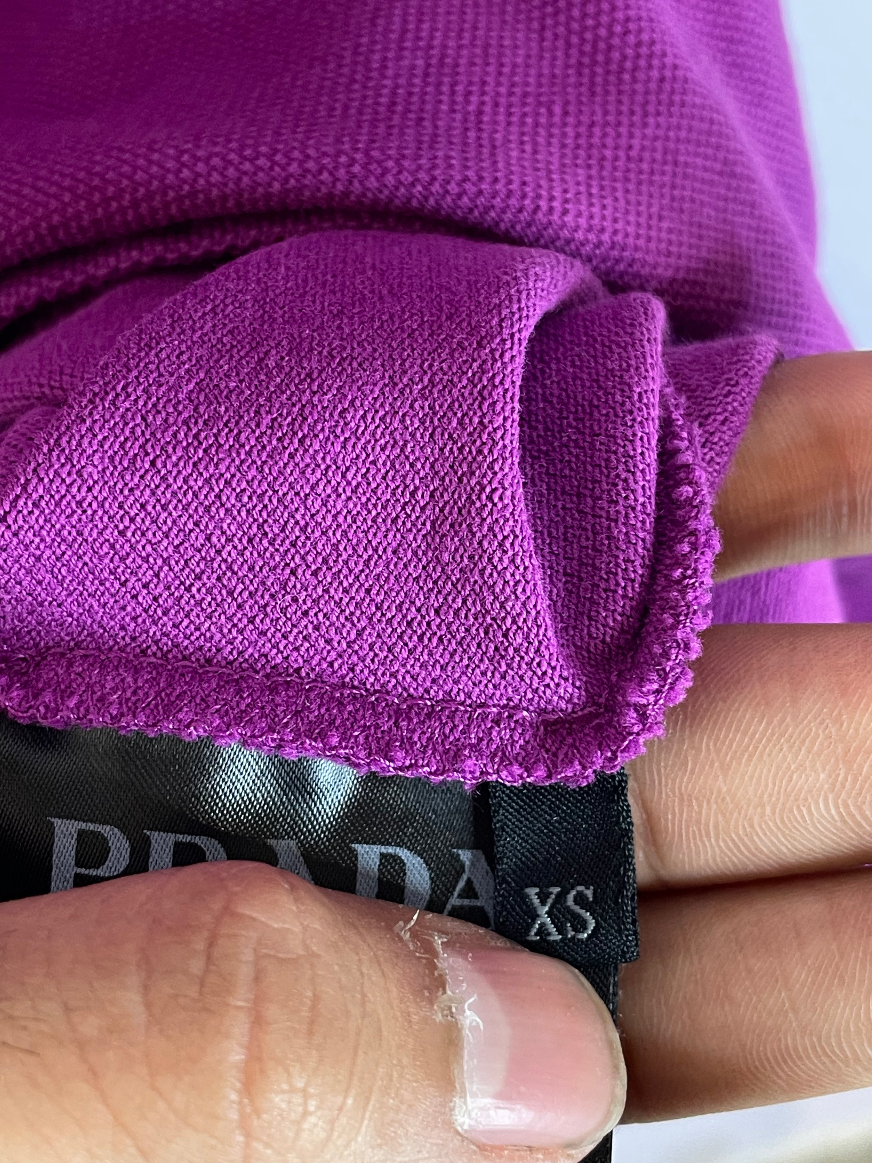 Prada Polo Purple Used XS