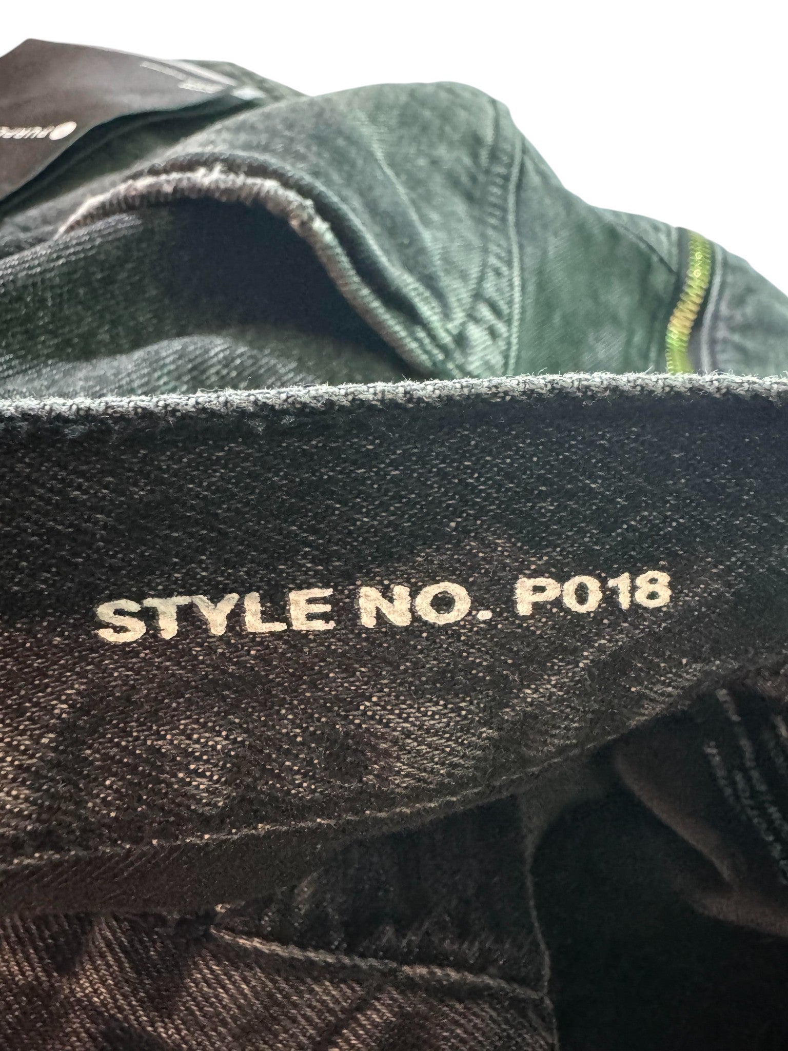 Purple Brand Zipper Denim Black Jeans