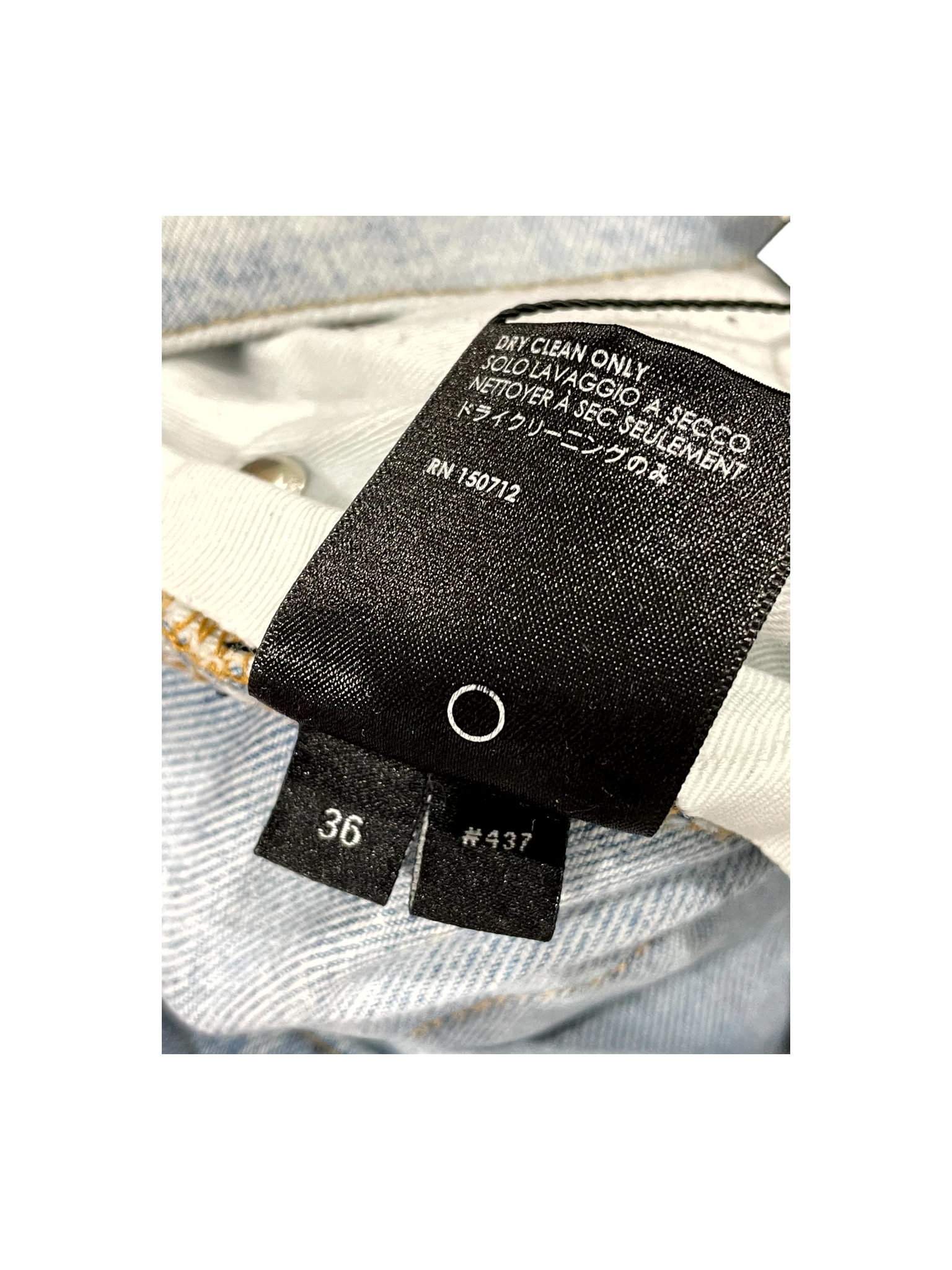 Amiri MX1 Patch Light Wash & Rainbow Jeans