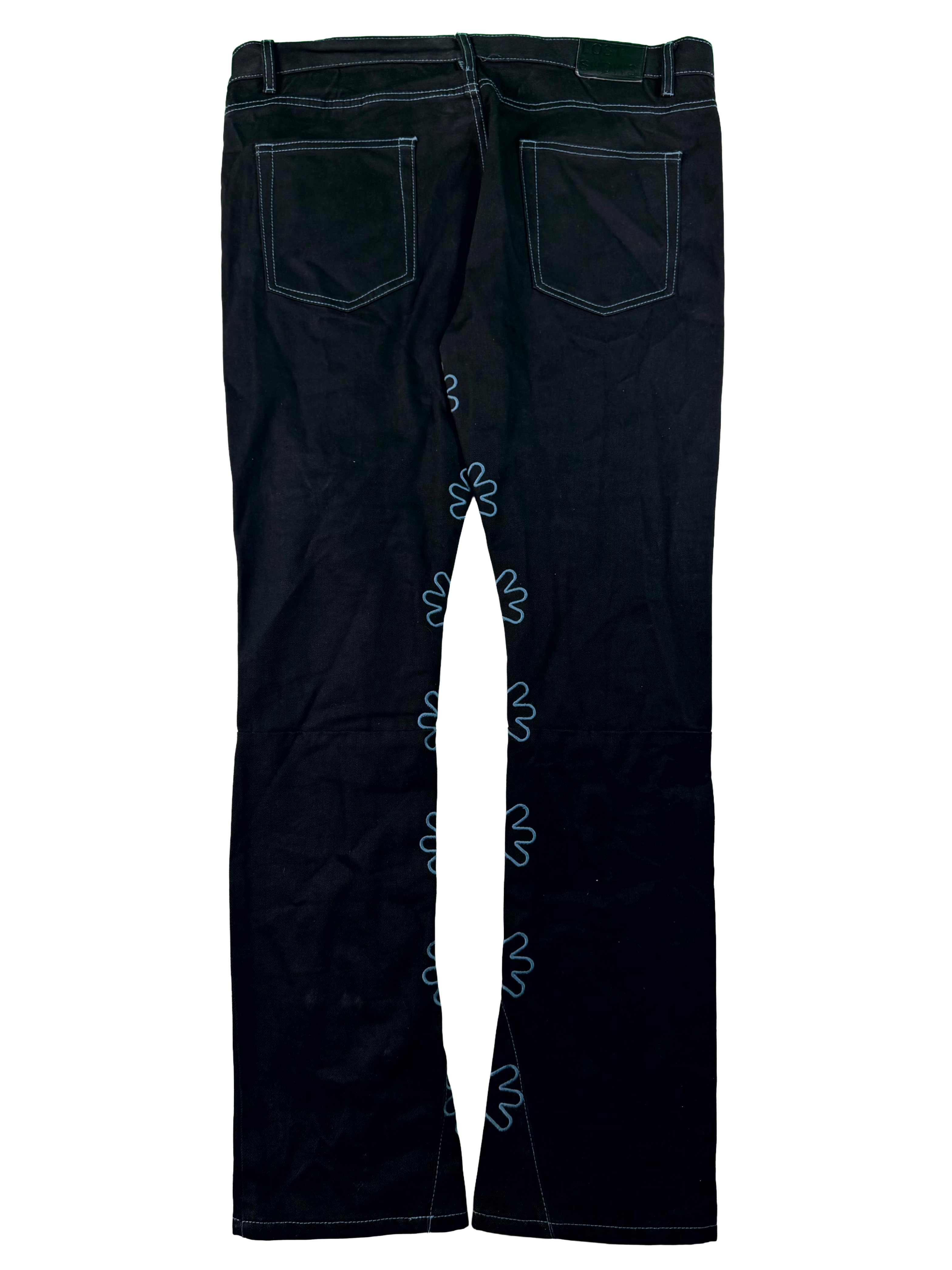 LostSHDWS Outline Black & Blue Jeans