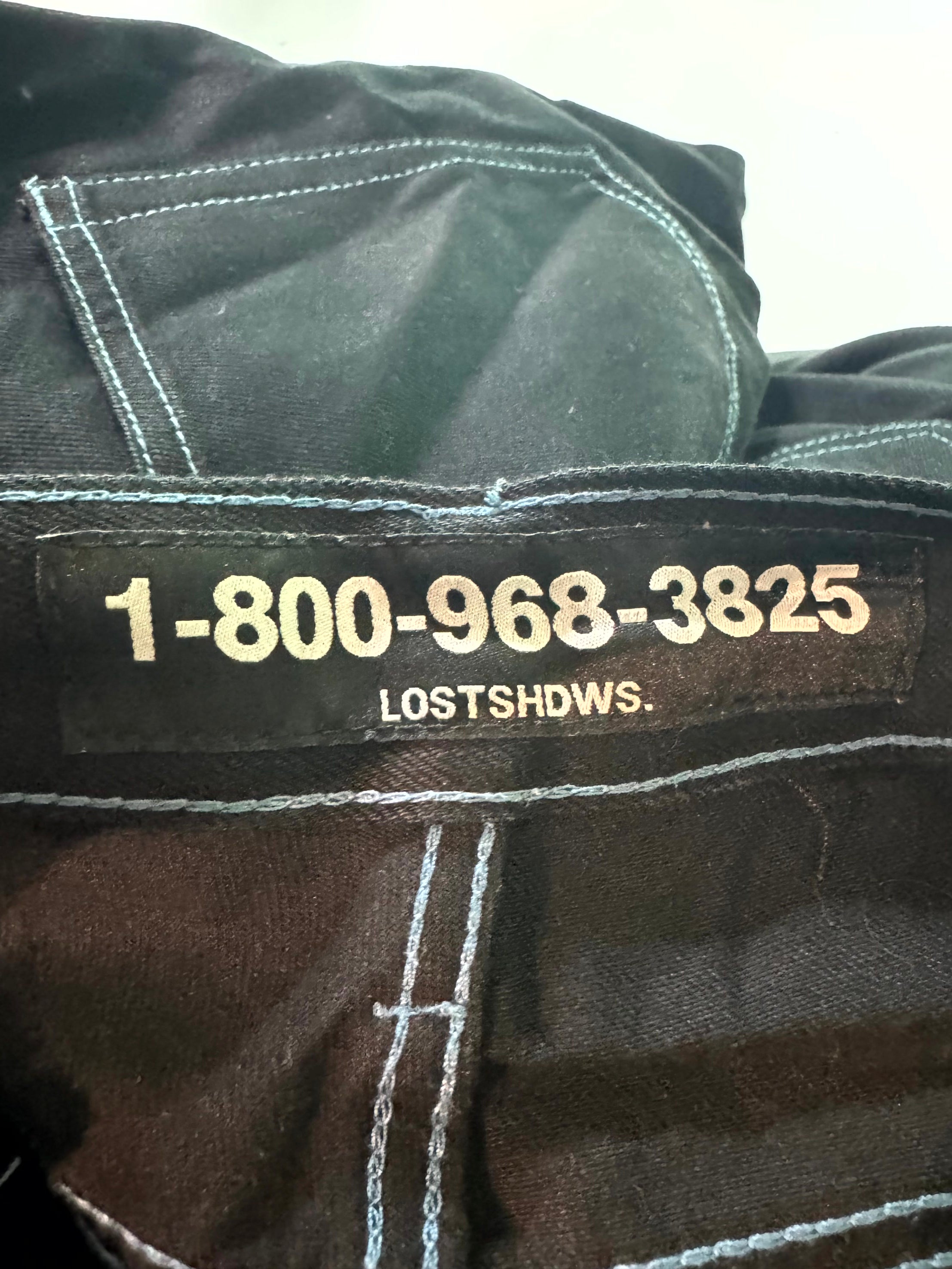 LostSHDWS Outline Black & Blue Jeans