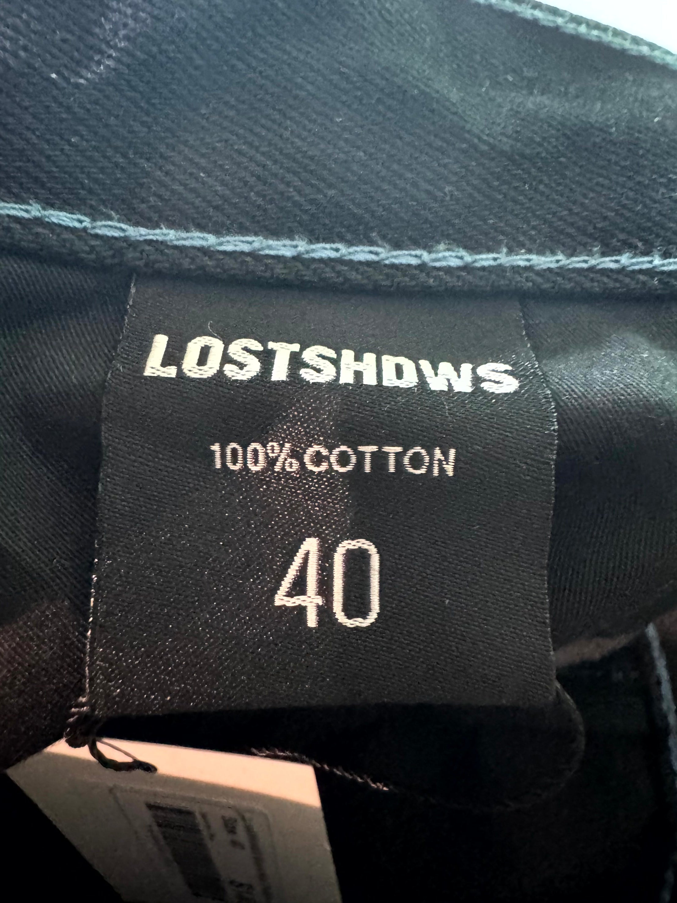 LostSHDWS Outline Black & Blue Jeans
