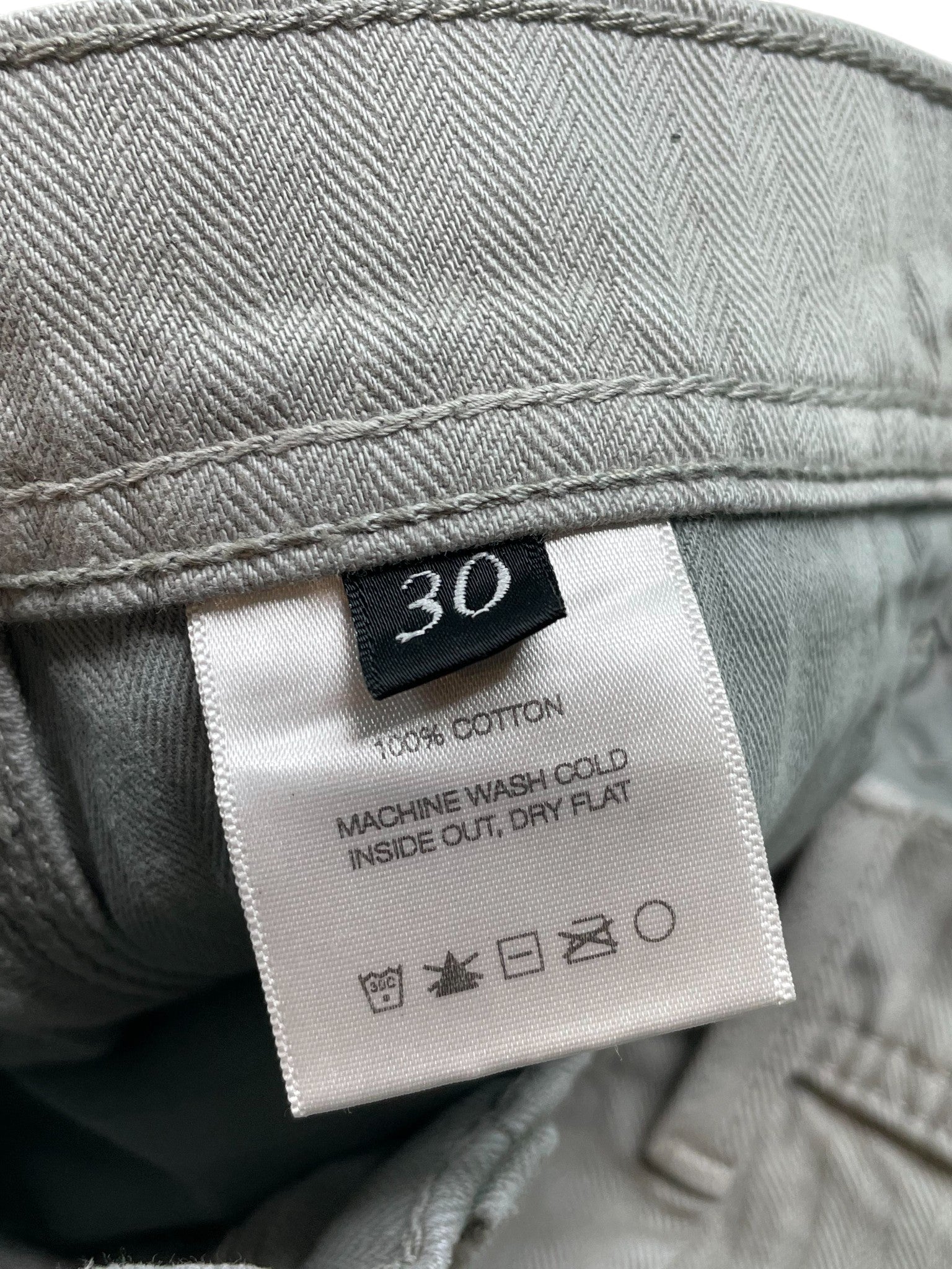 ENFANTS RICHES DÉPRIMÉS Distressed Grey Herringbone Shorts