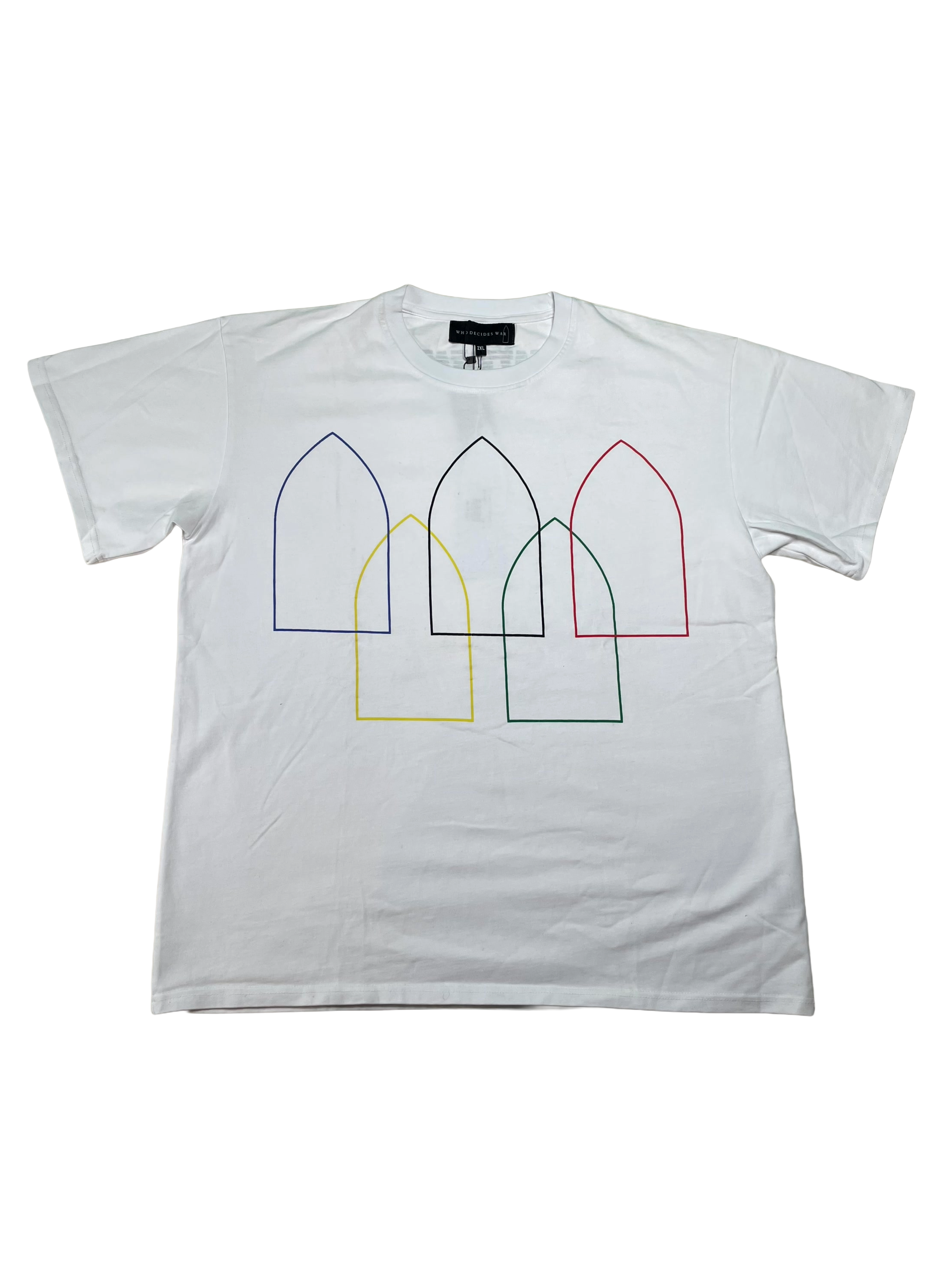 WDW Interwoven Window White Tee