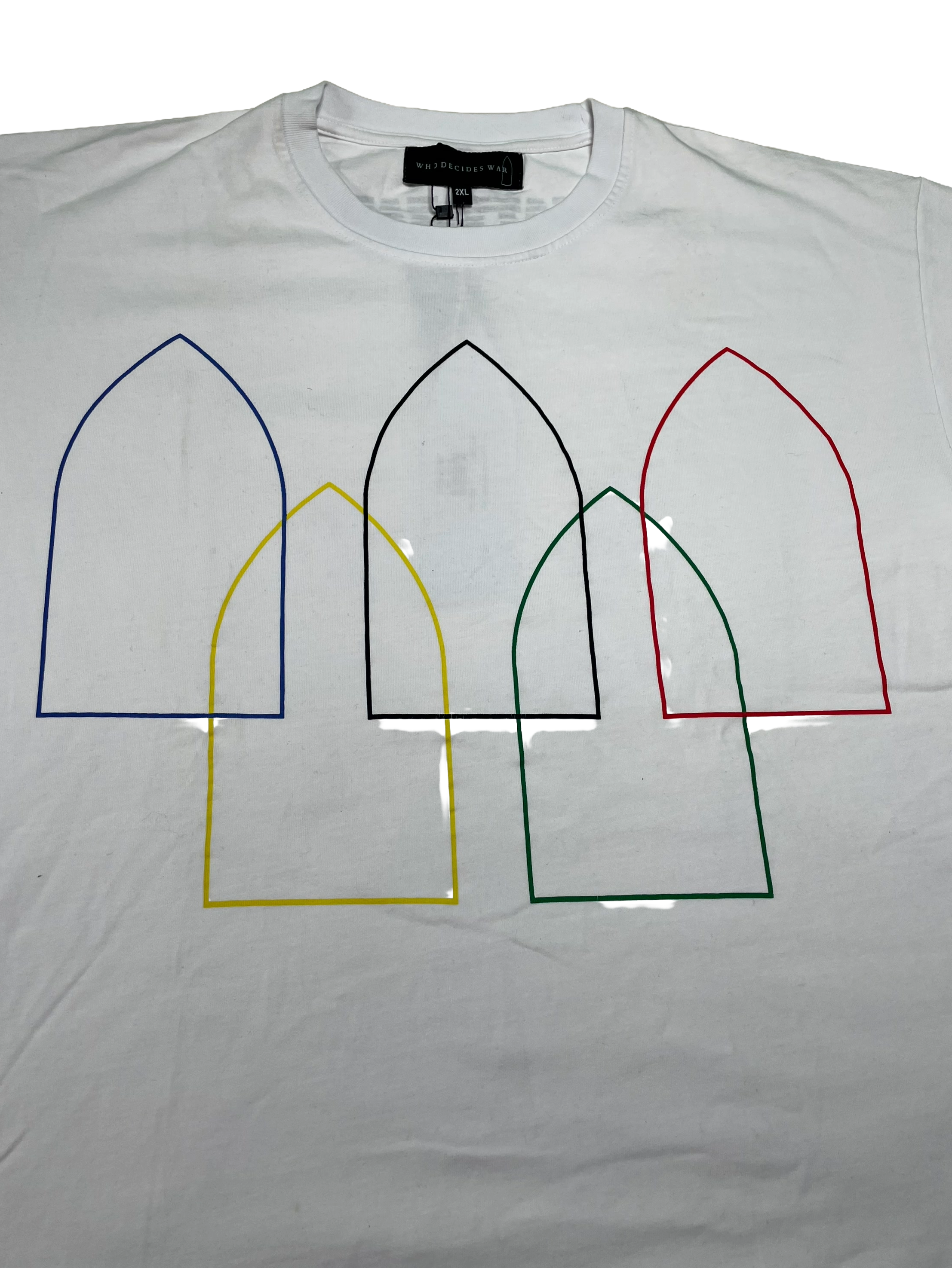 WDW Interwoven Window White Tee