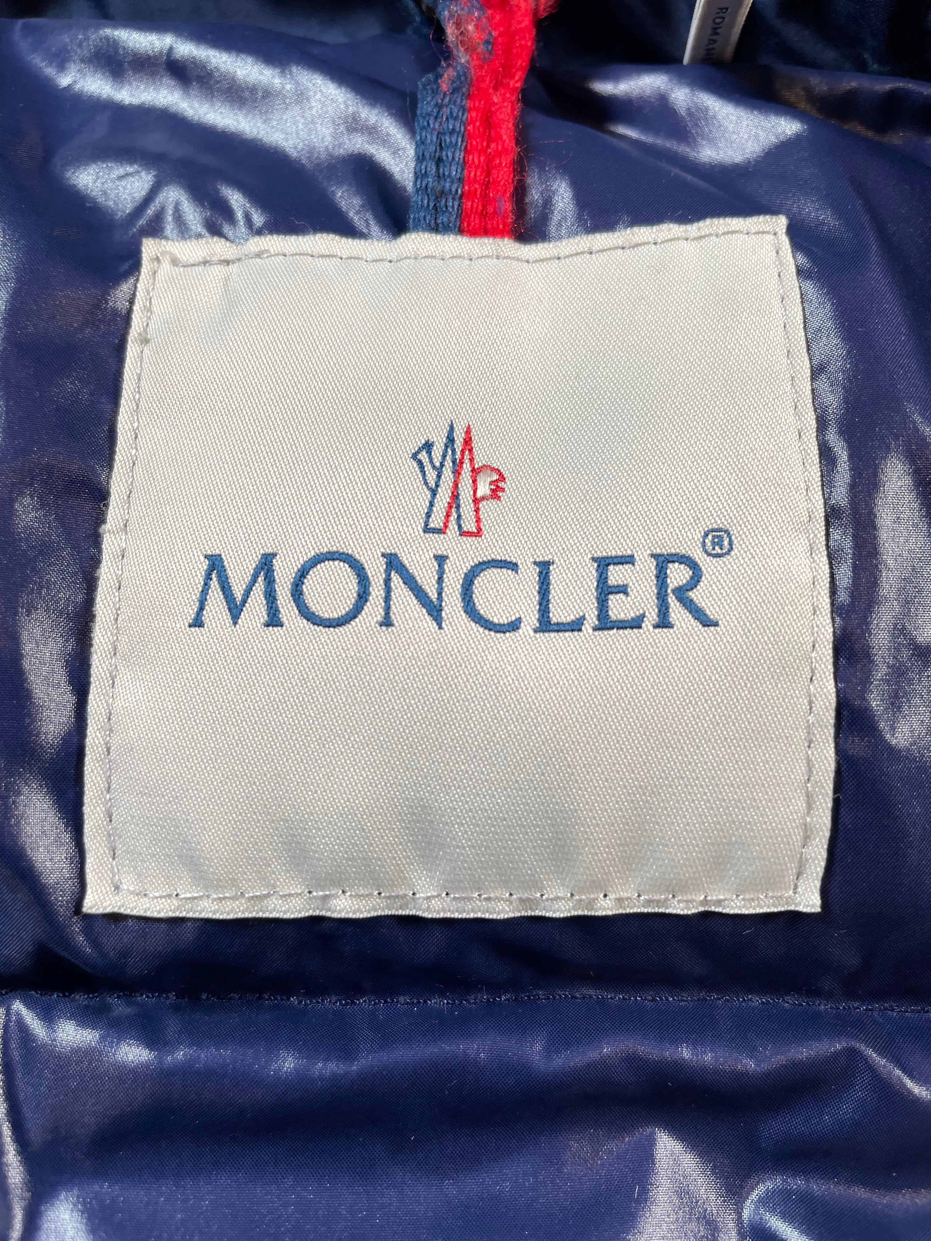 Moncler Chevalier Blue Puffer Jacket
