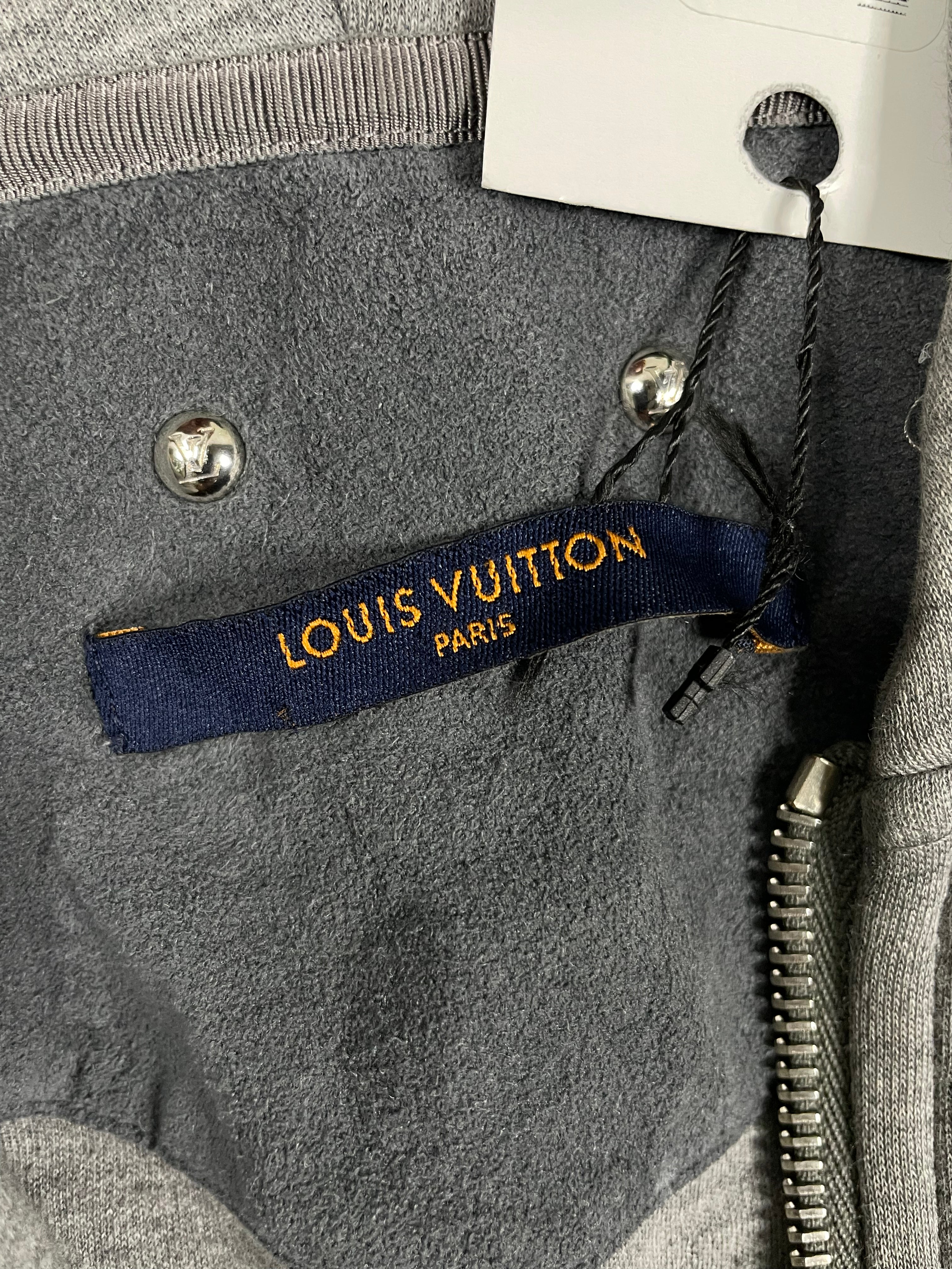 LV Grey Circle Zip Up XS Used