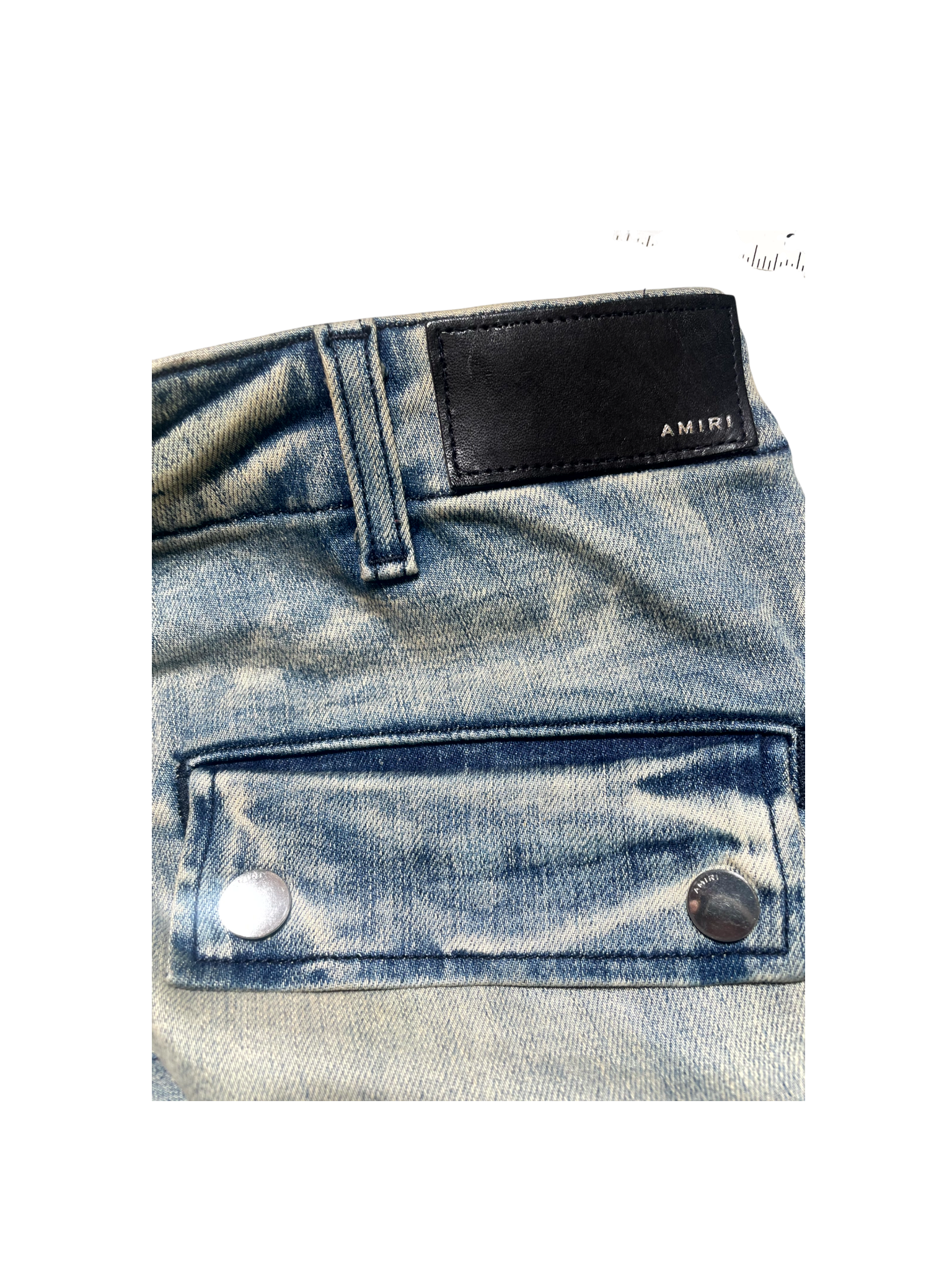 Amiri Cargo Light Wash Jeans