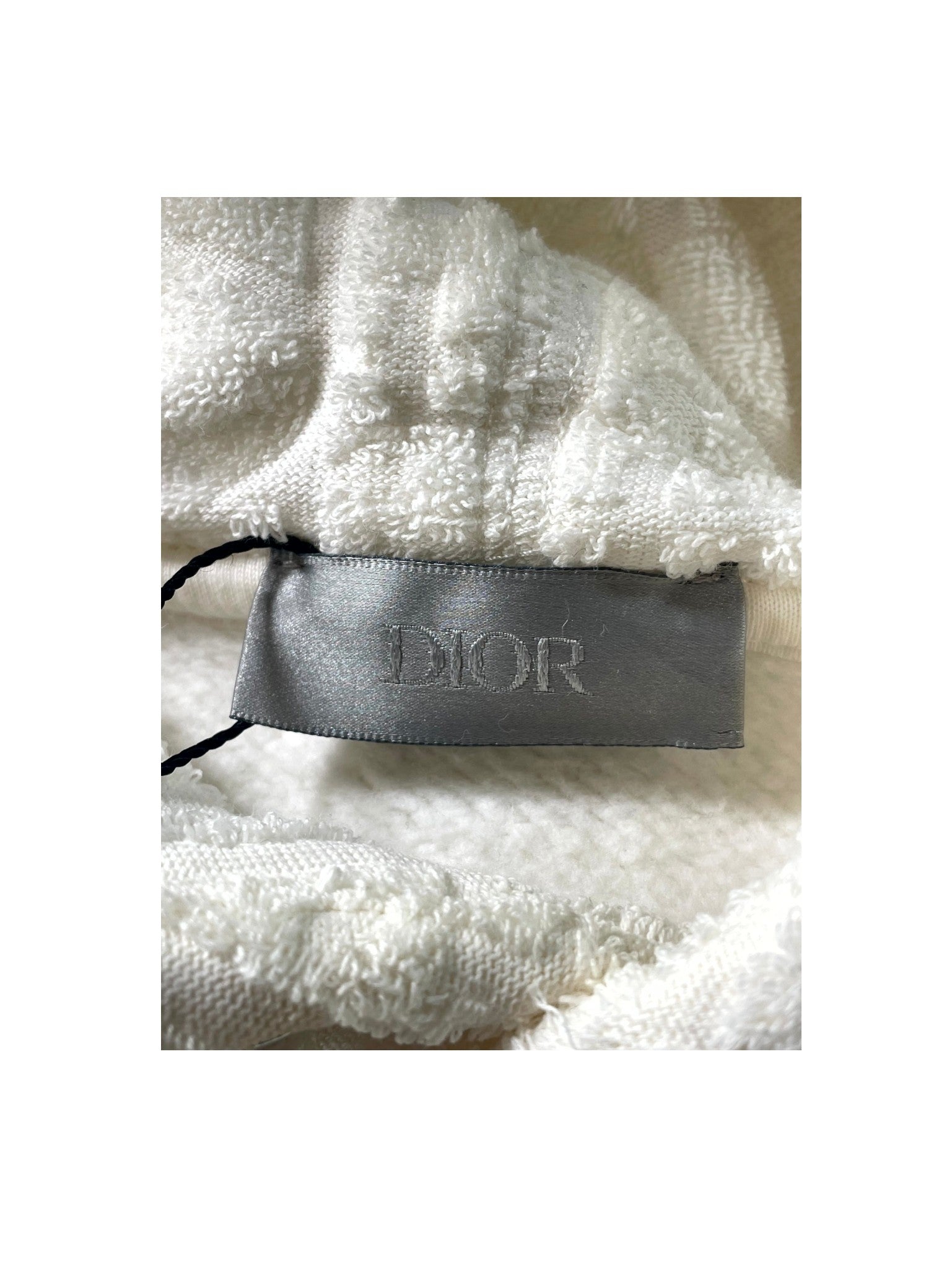 Dior "Towel" White Hoodie