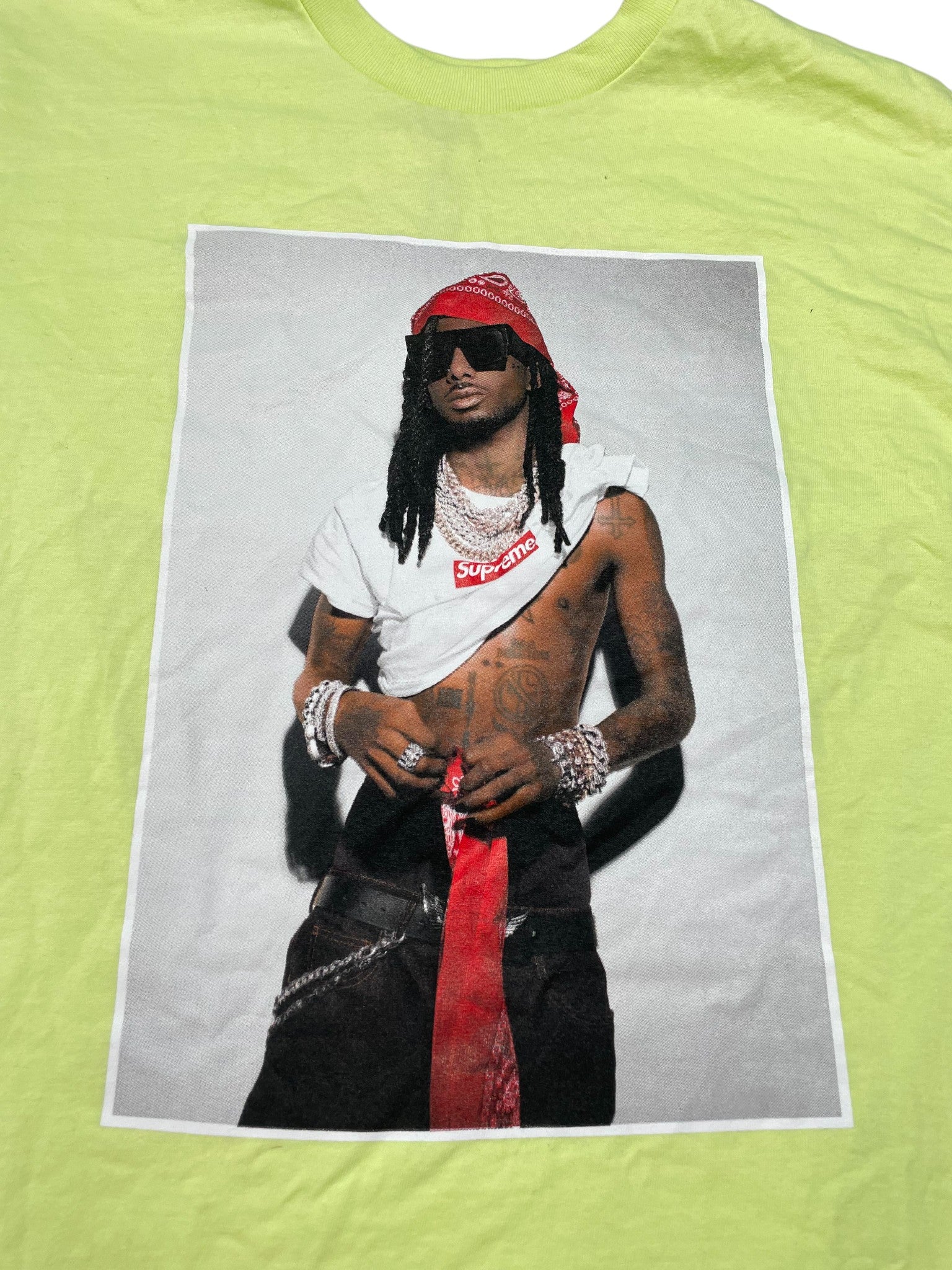 Supreme 'Playboi Carti' Lime Tee