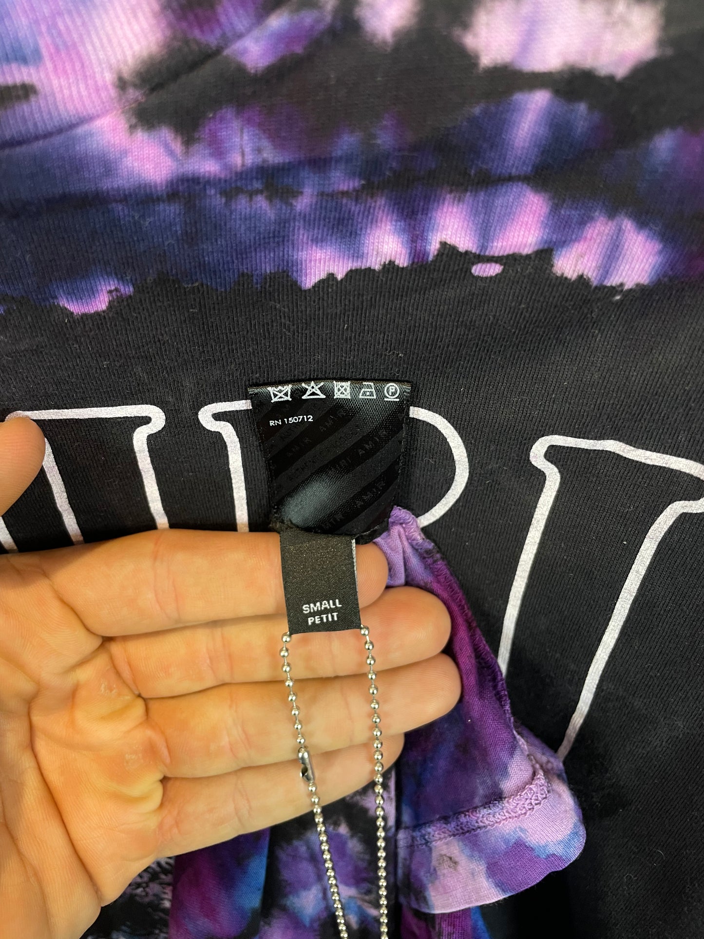 Amiri Crystal Ball Tie Dye Tee Used Small