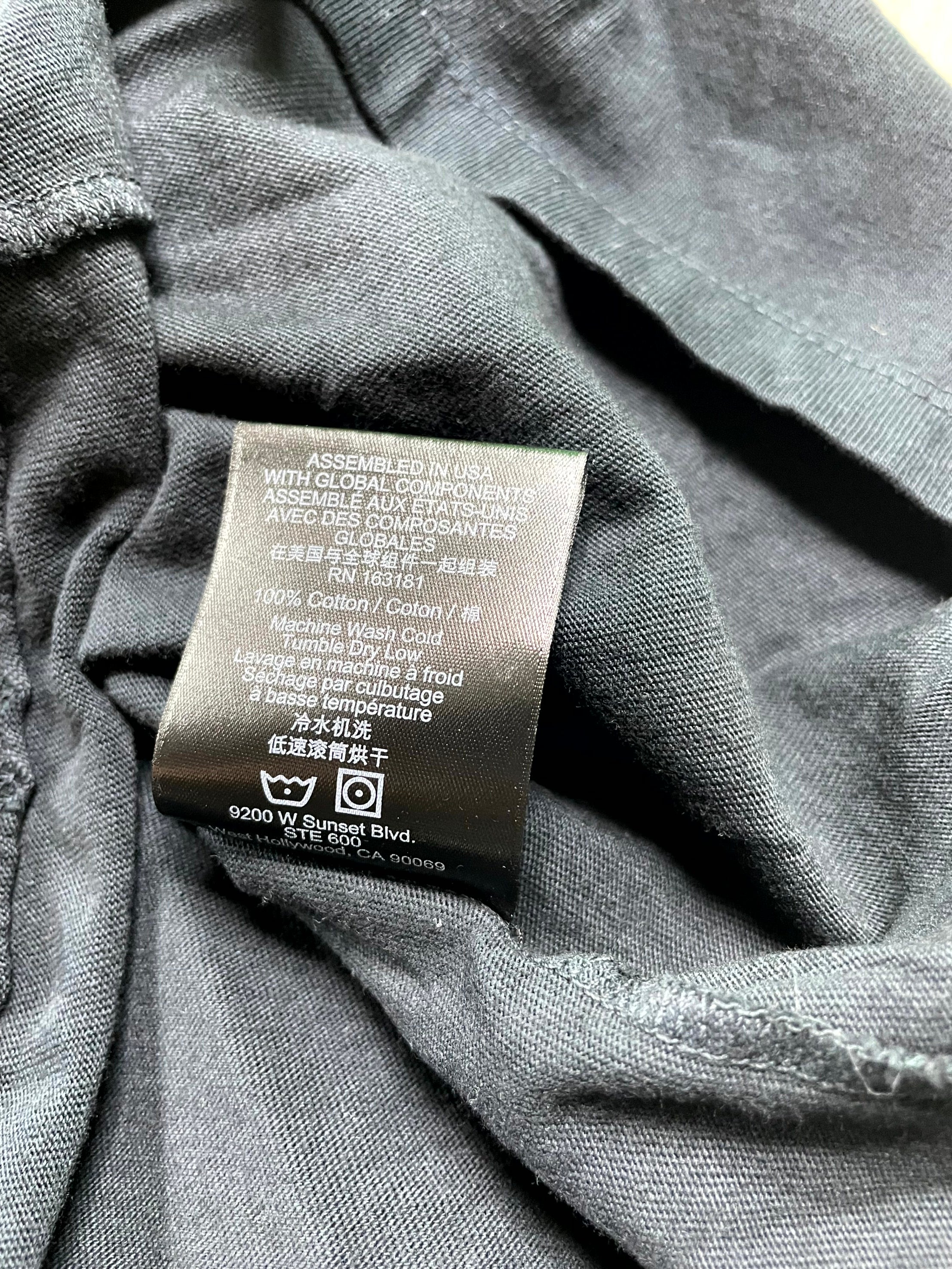 Rhude Script Logo Navy Tee