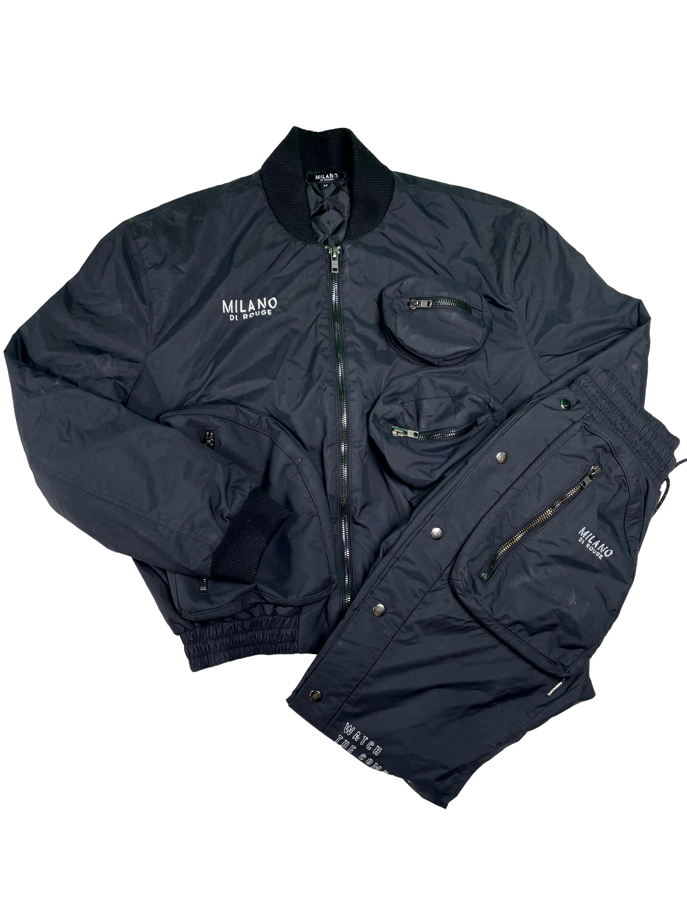 Milano Black & White Sweatsuit