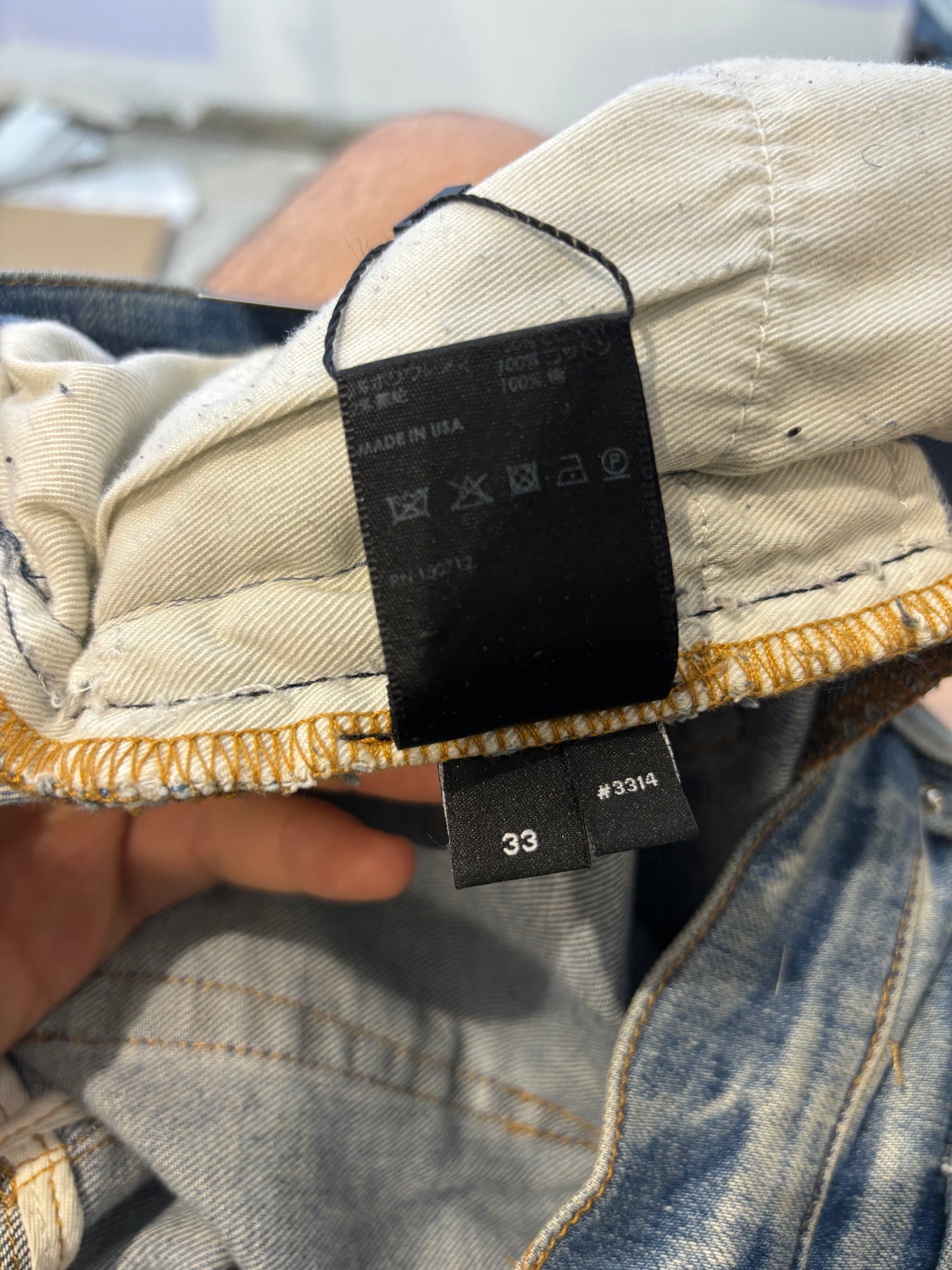 Amiri Multi Patch Jeans Used 33