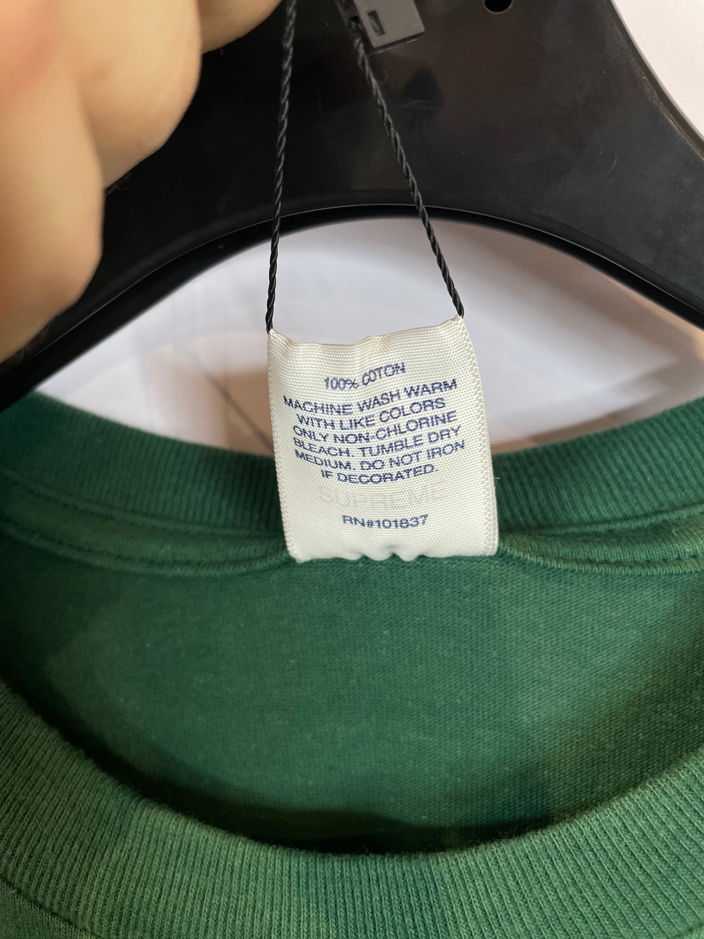 Supreme Tee Green White Motion Logo New Large