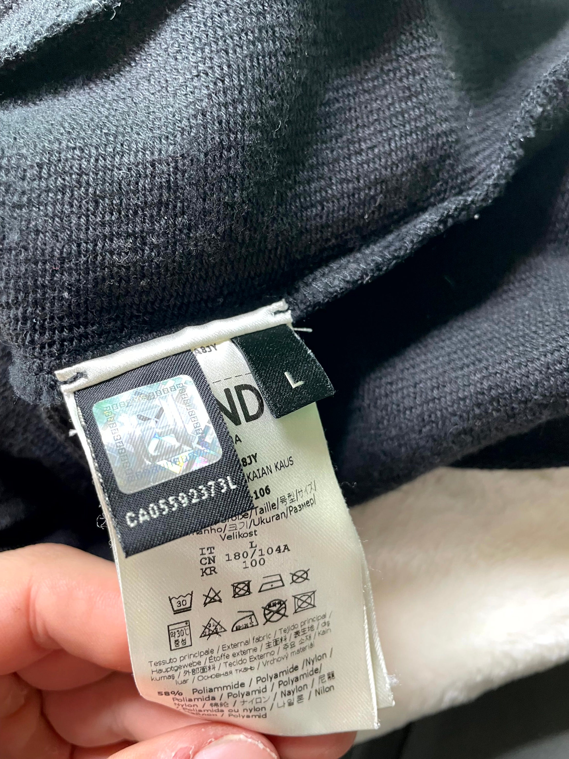 Fendi Logo Black & Neon Sweatsuit