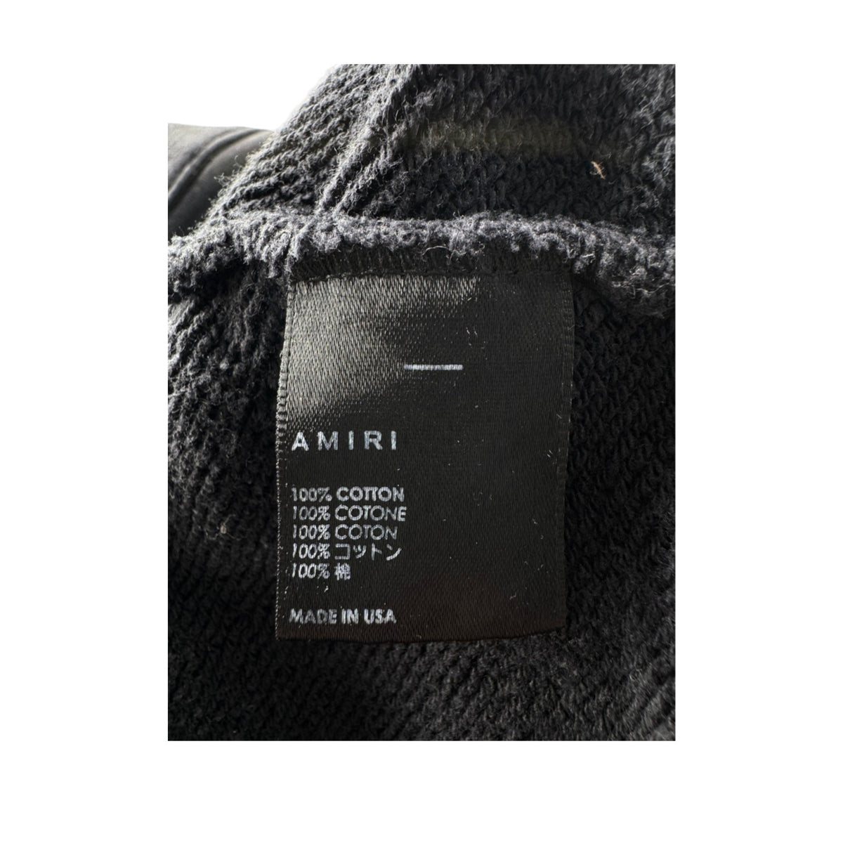 Amiri Paint Drip Black Hoodie