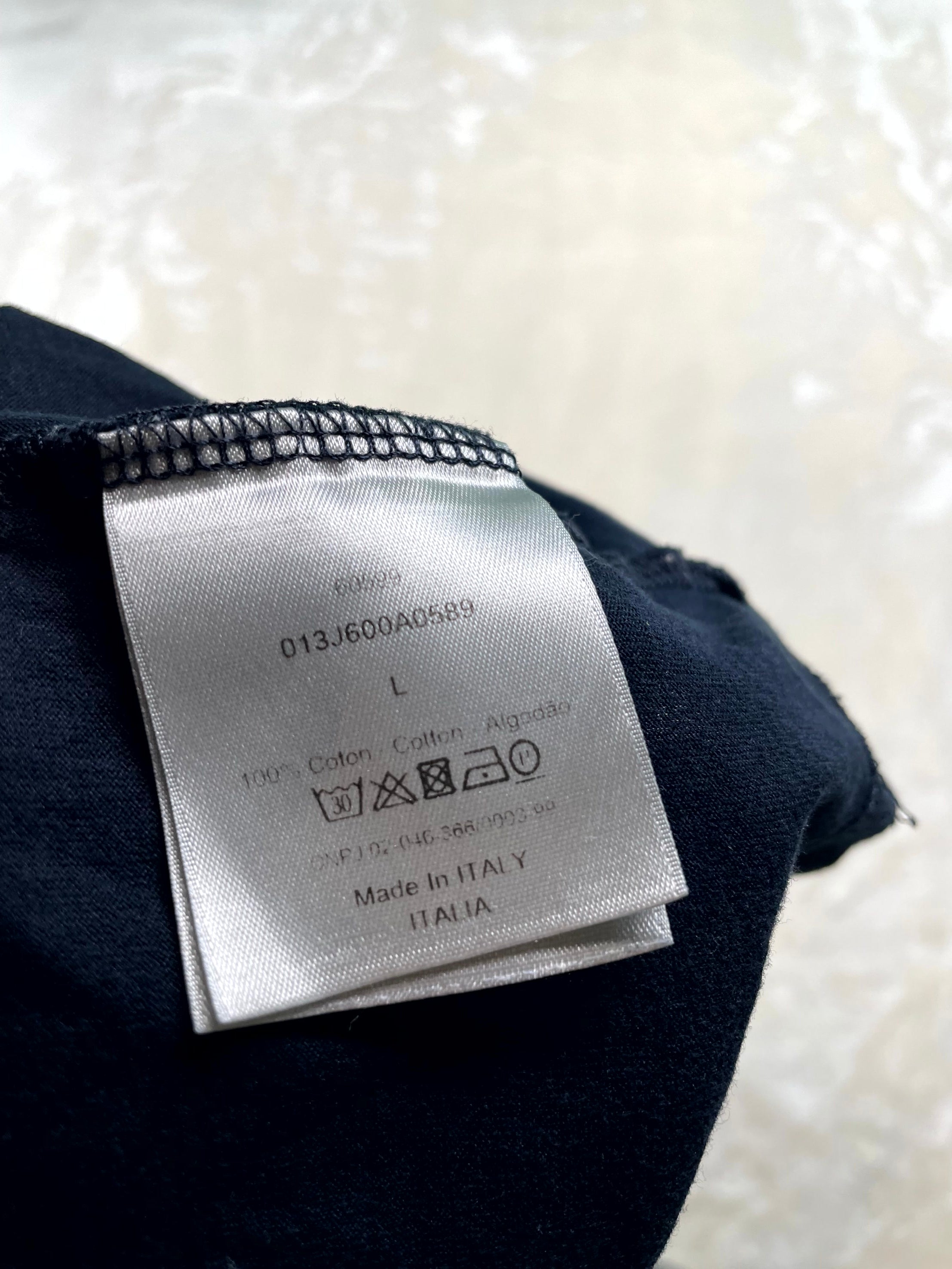 Dior CD Logo Navy Tee