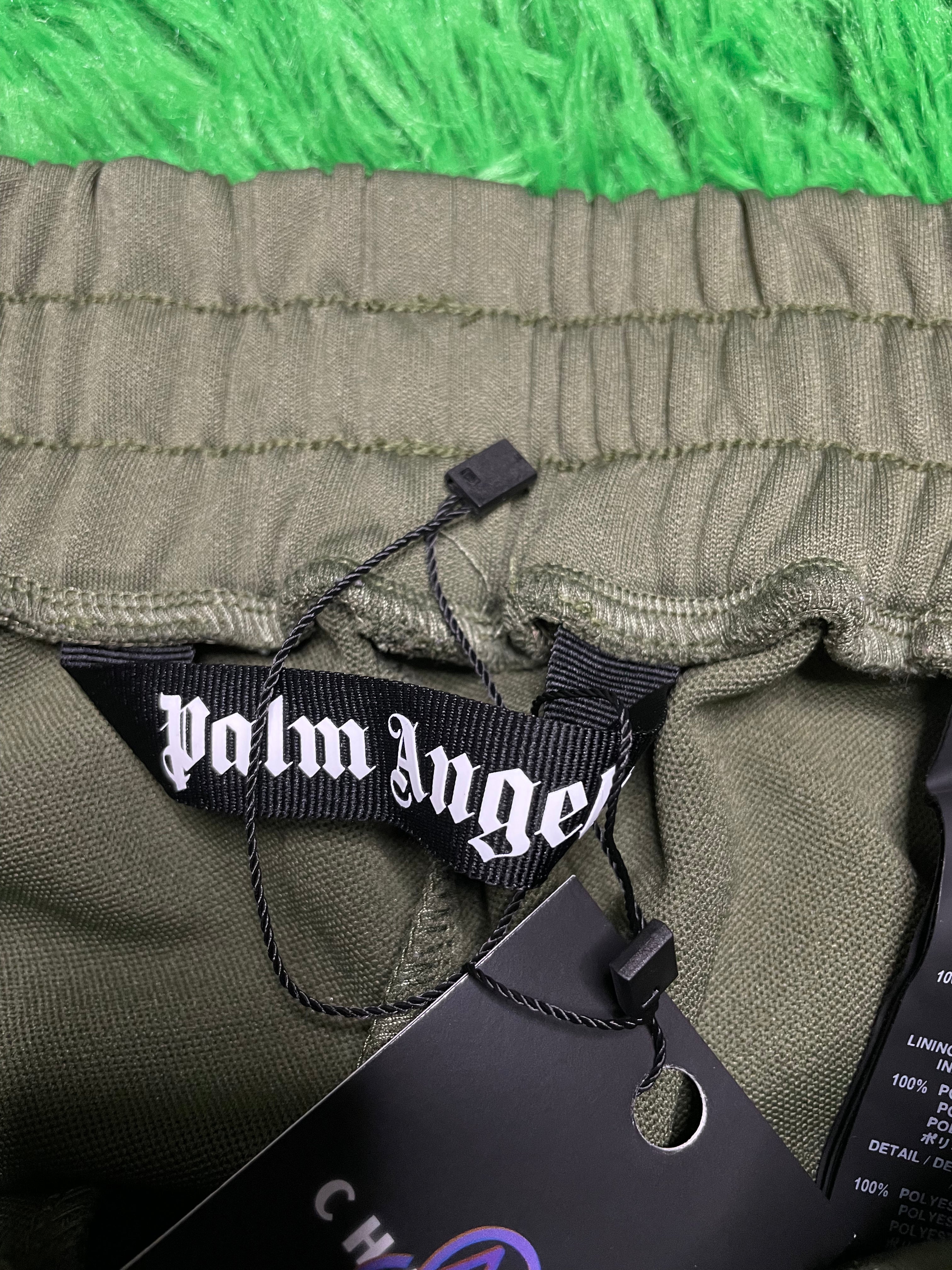 Palm Angels Track Green & Purple Sweats