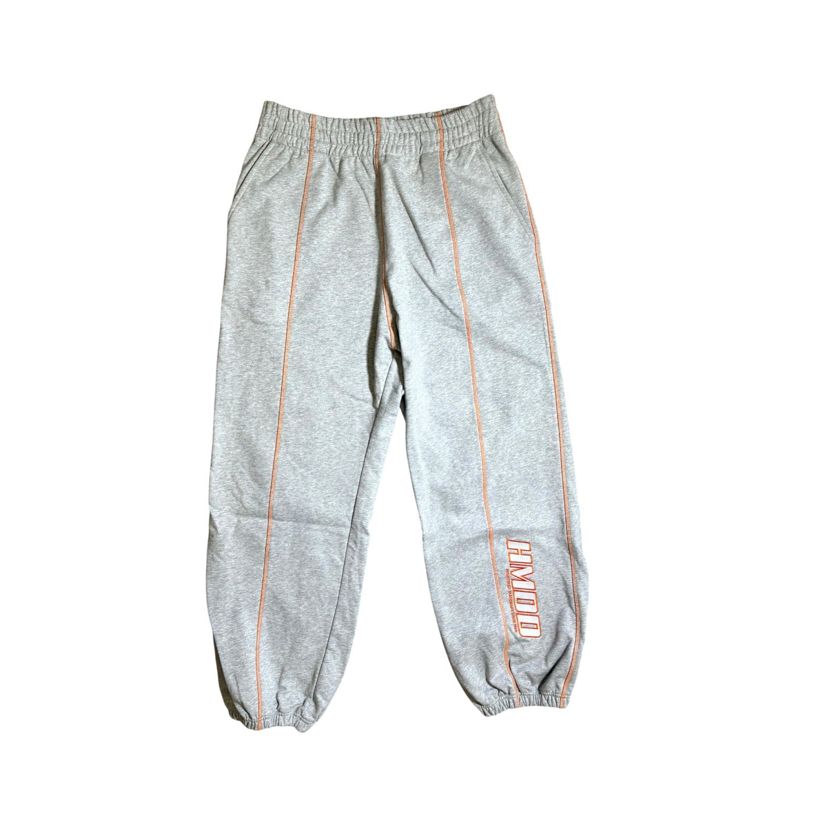 HMDD Stitched Grey & Orange Sweats