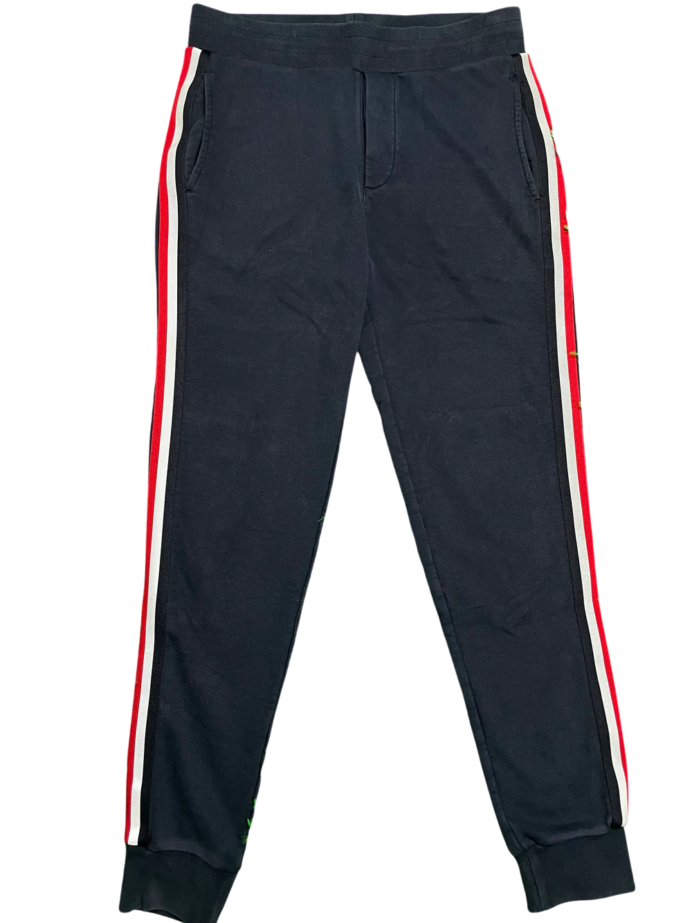 Moncler Navy & Red Sweats