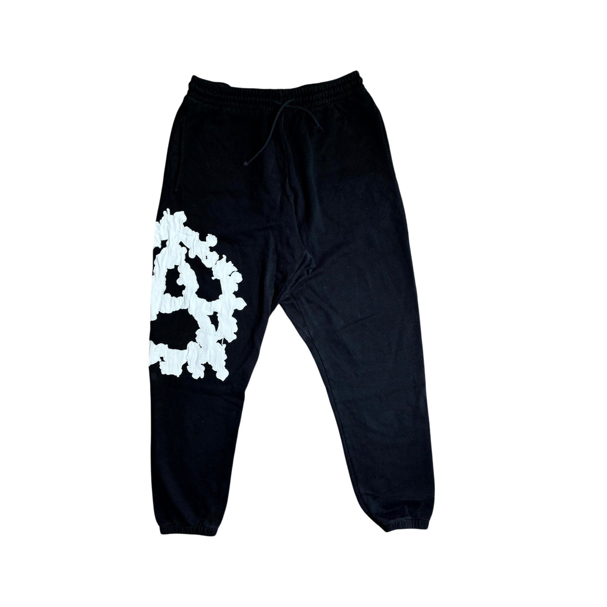 Denim Tears Embroidered Side Wreath Black Sweats