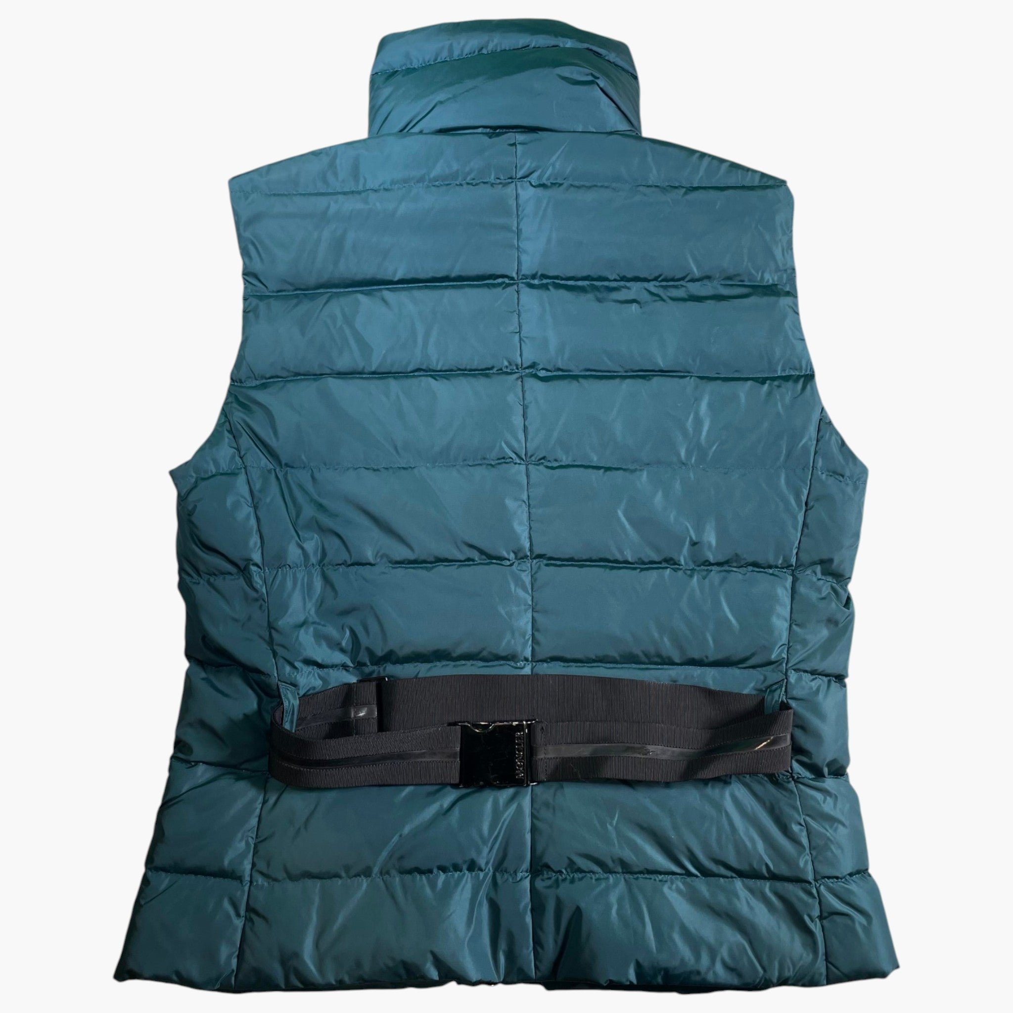 Moncler Buckle (Women's 3) Green & Black Puffer Vest