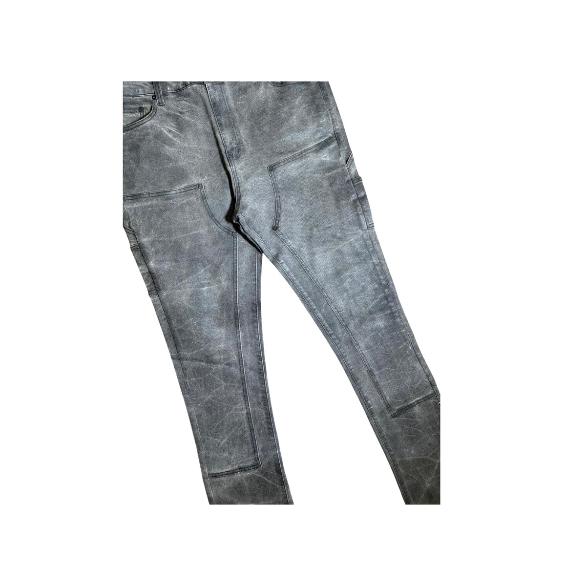 Guapi Wax Double Knee Grey Jeans