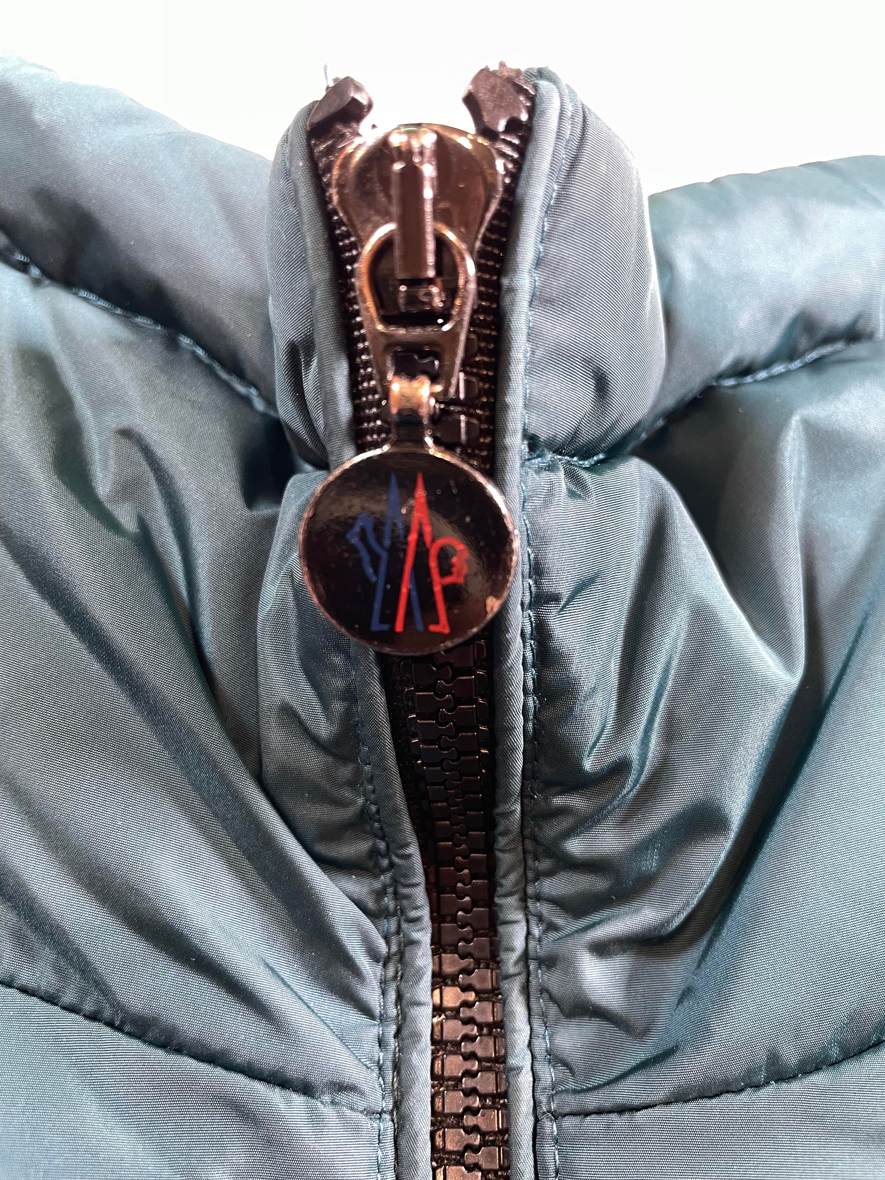Moncler Buckle (Women's 3) Green & Black Puffer Vest