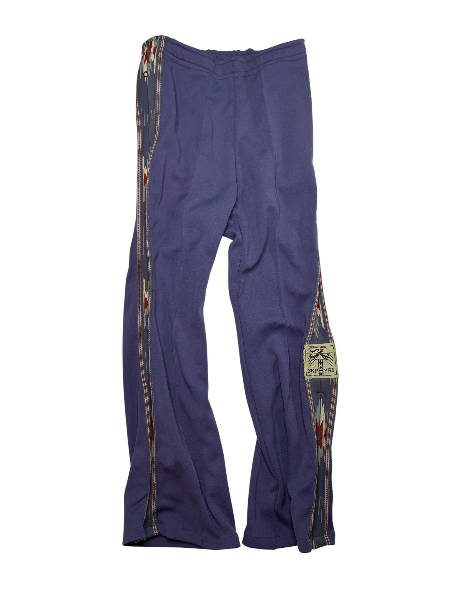 Kapital Track Purple Stripe Sweatpants