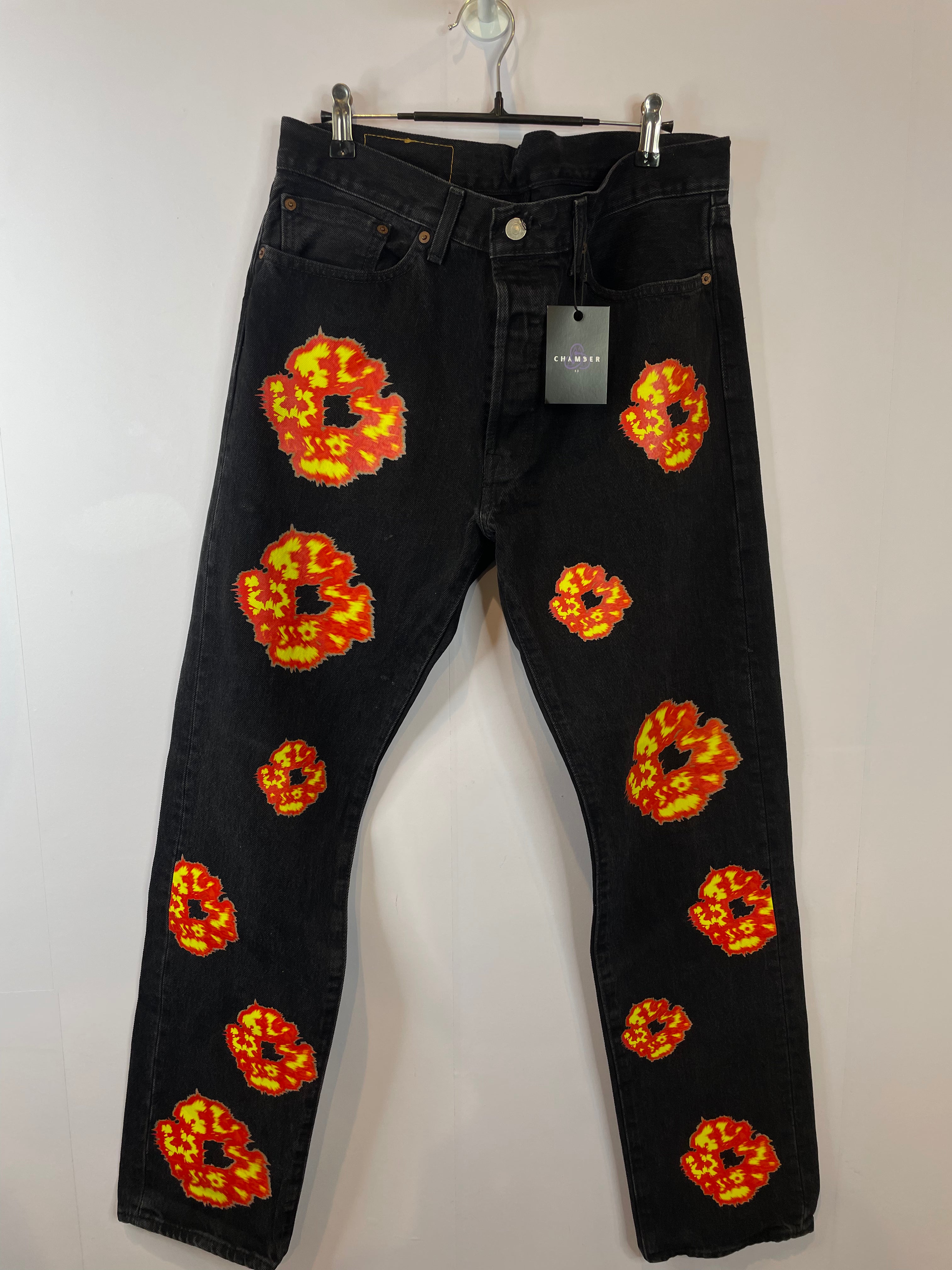 Denim Tears Offset Jeans Black Used 33