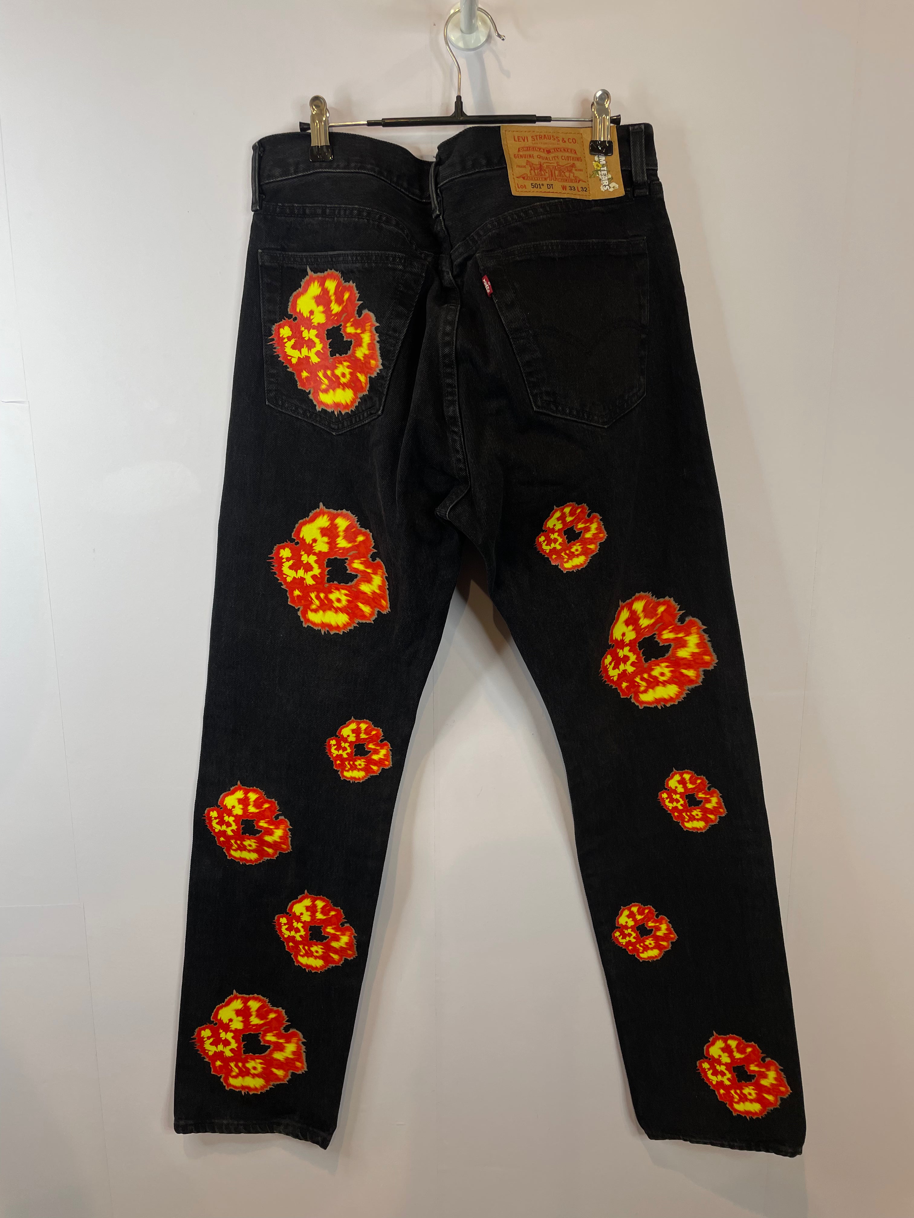 Denim Tears Offset Jeans Black Used 33