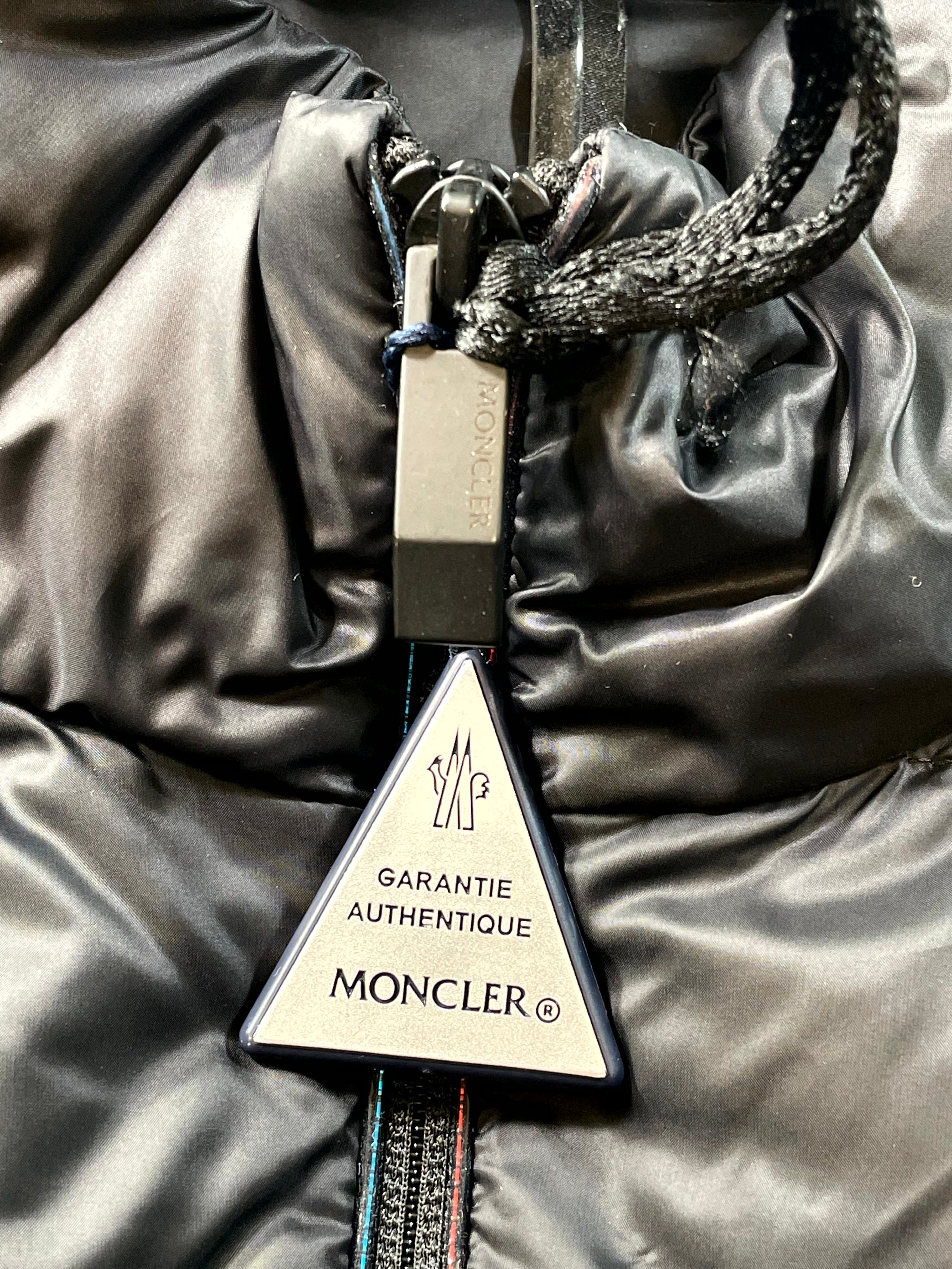 Moncler "Besne" Black Puffer Vest