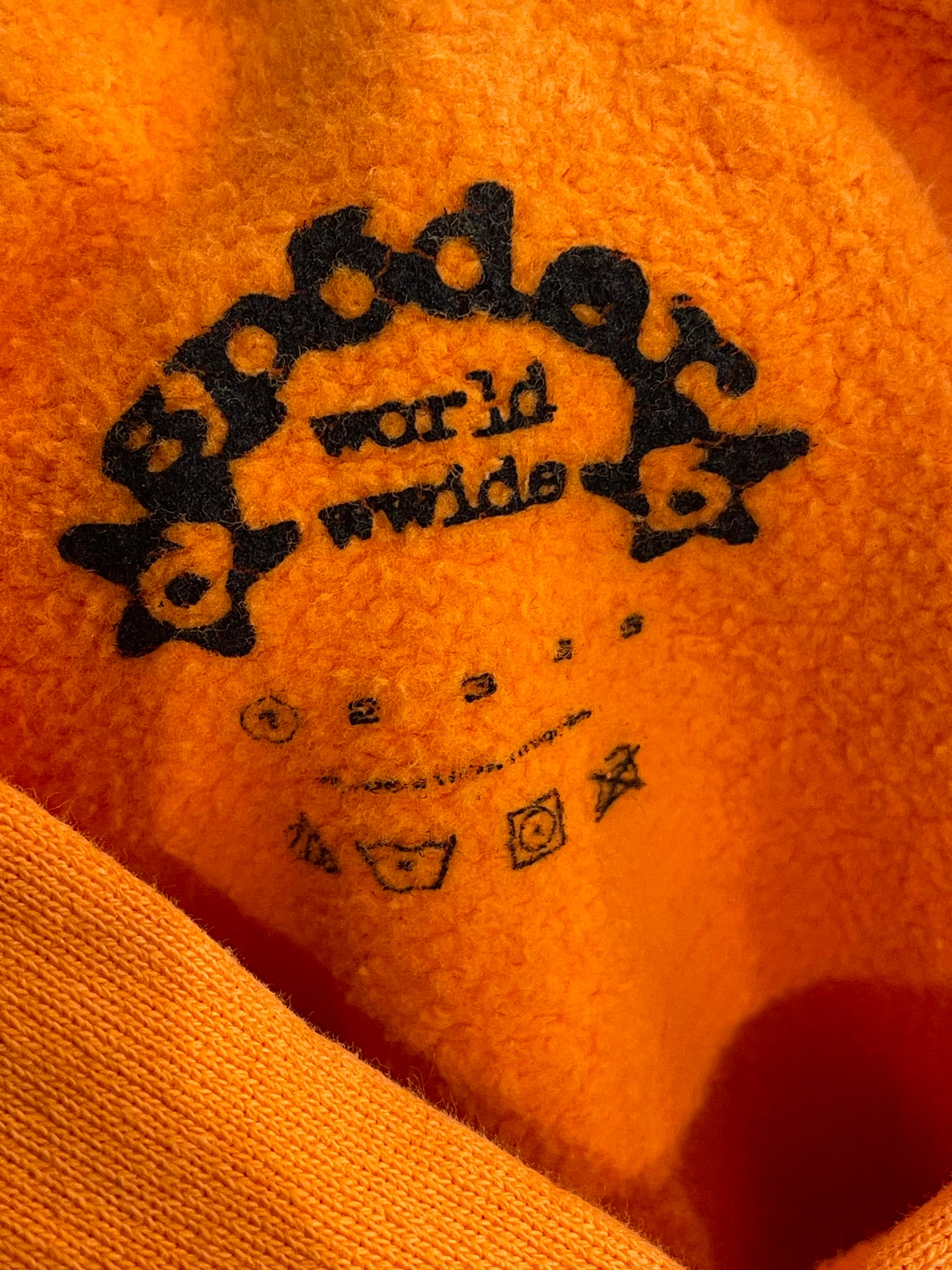 Sp5der Beluga Orange Hoodie