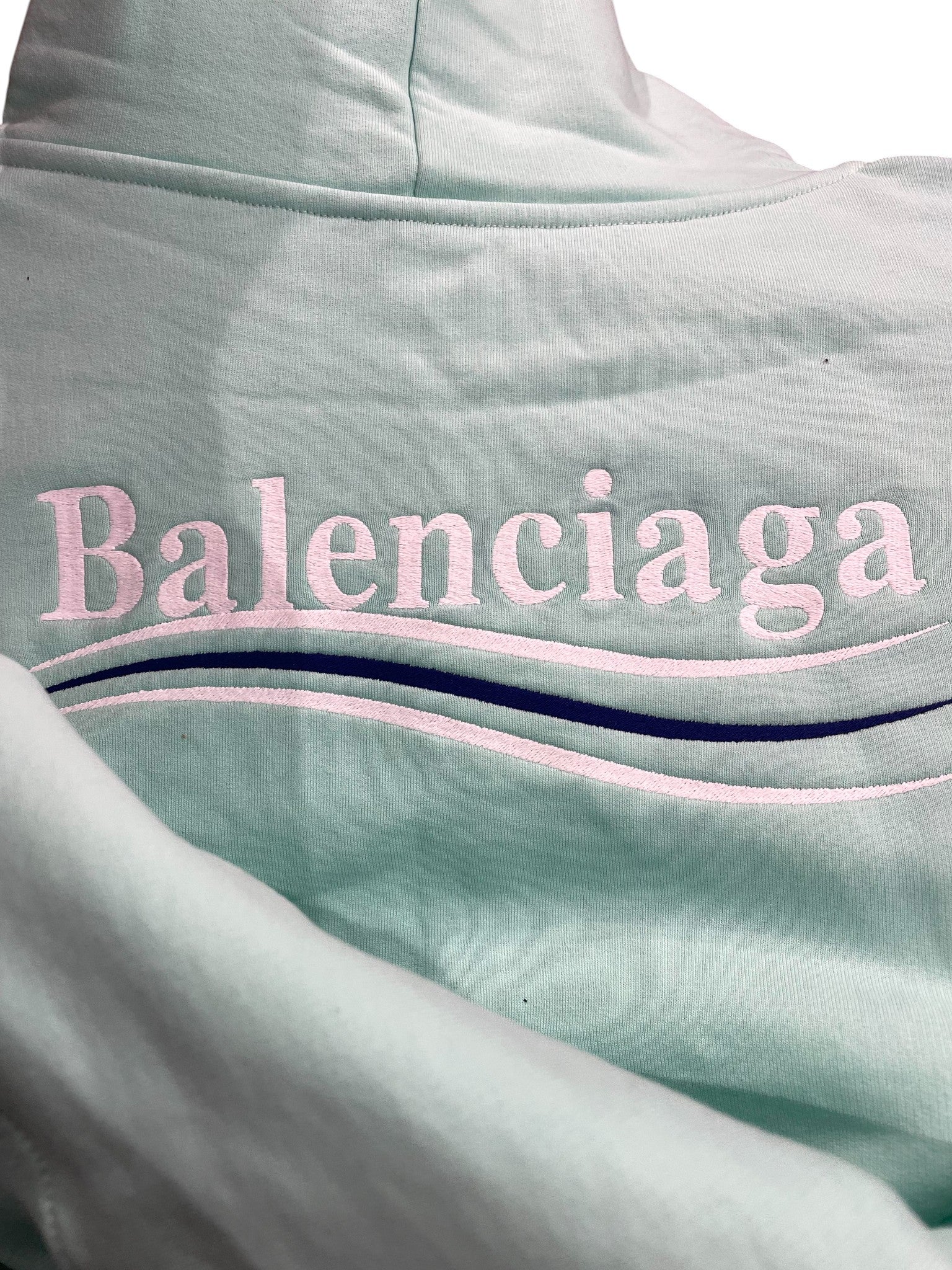 Balenciaga Tiffany Campaign Blue Hoodie