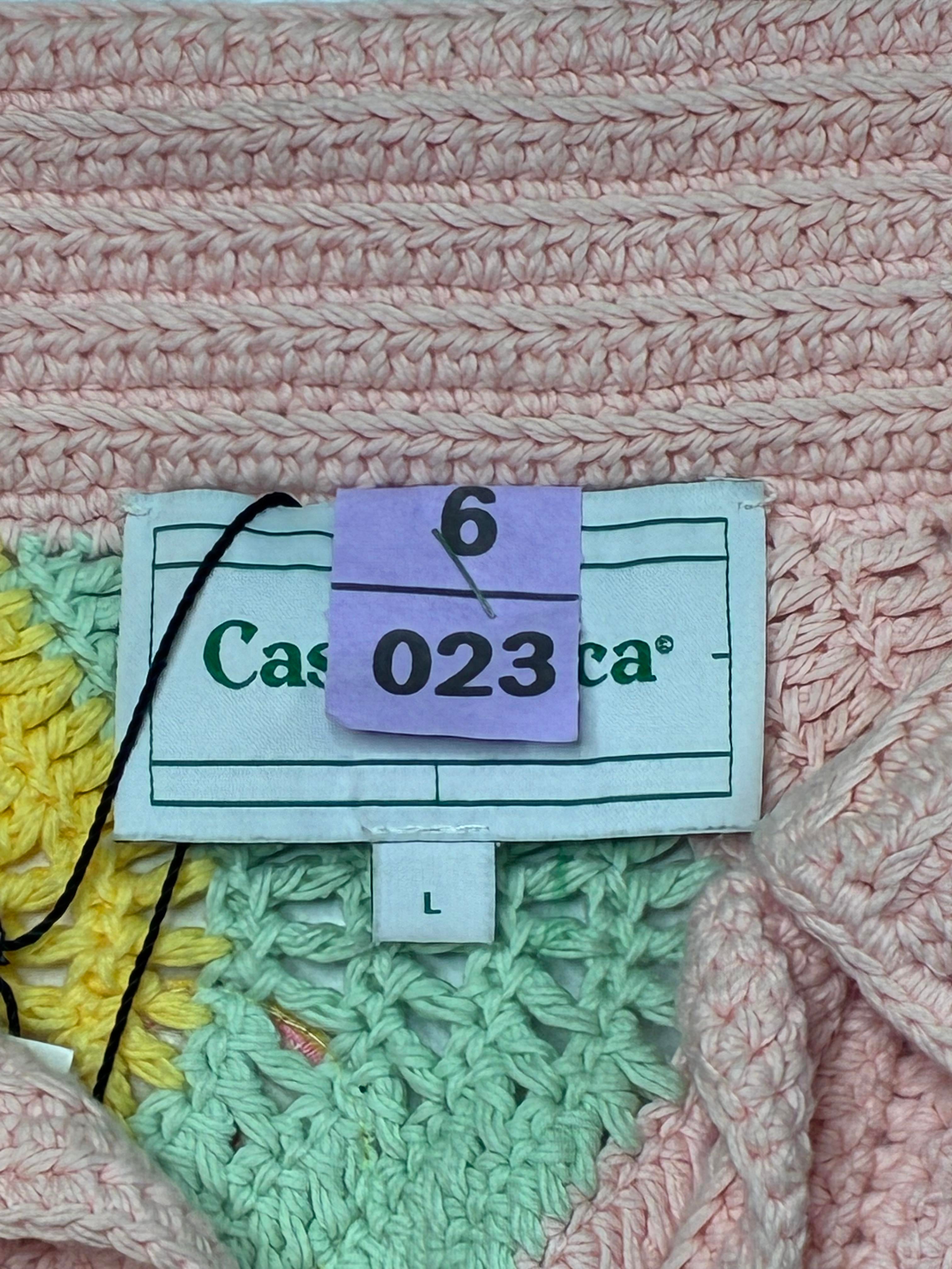 Casablanca 'Patch Knit Vacation' Multi Color Shirt