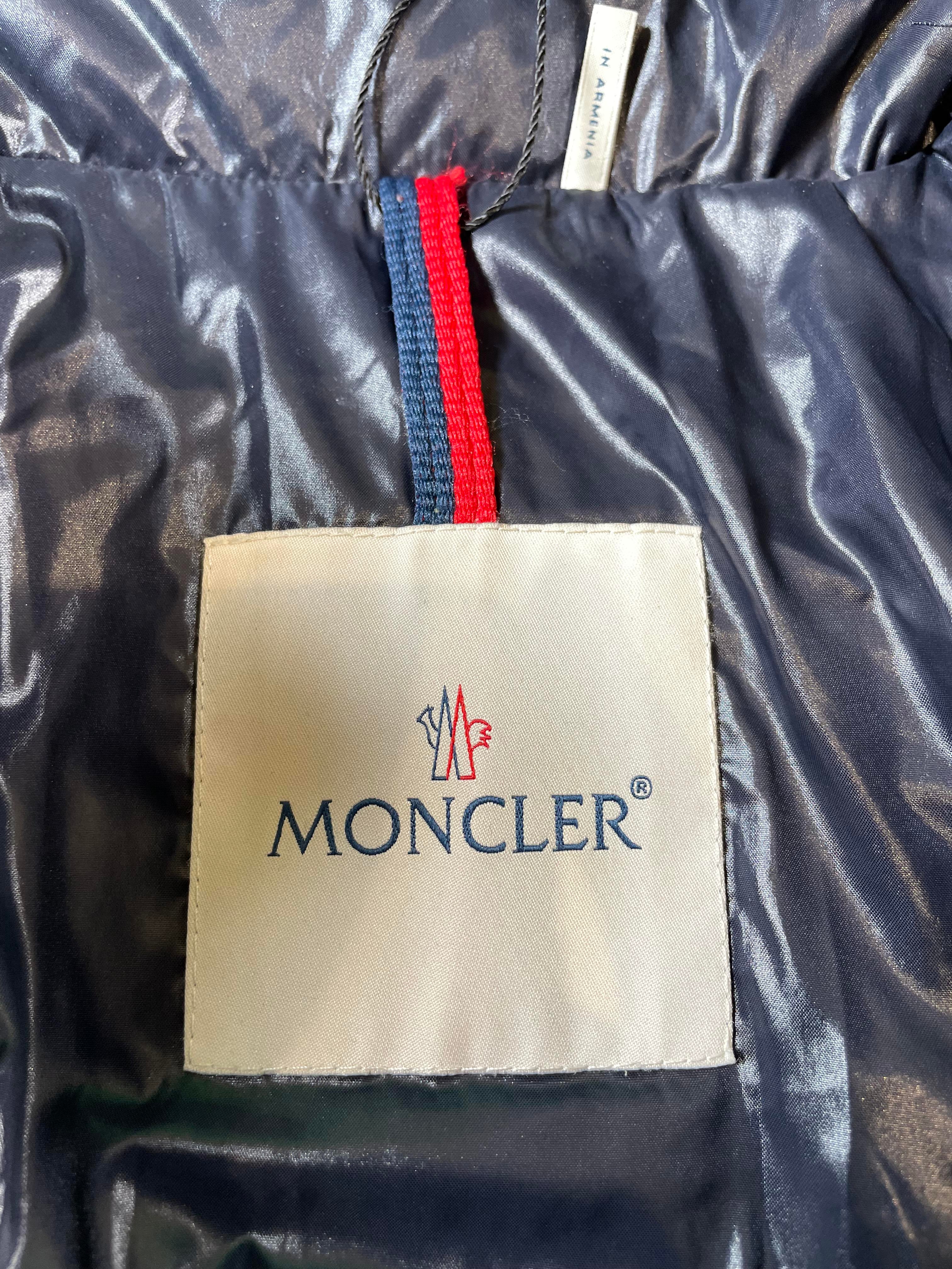 Moncler Berry Giubotto (Girl's) Navy Jacket