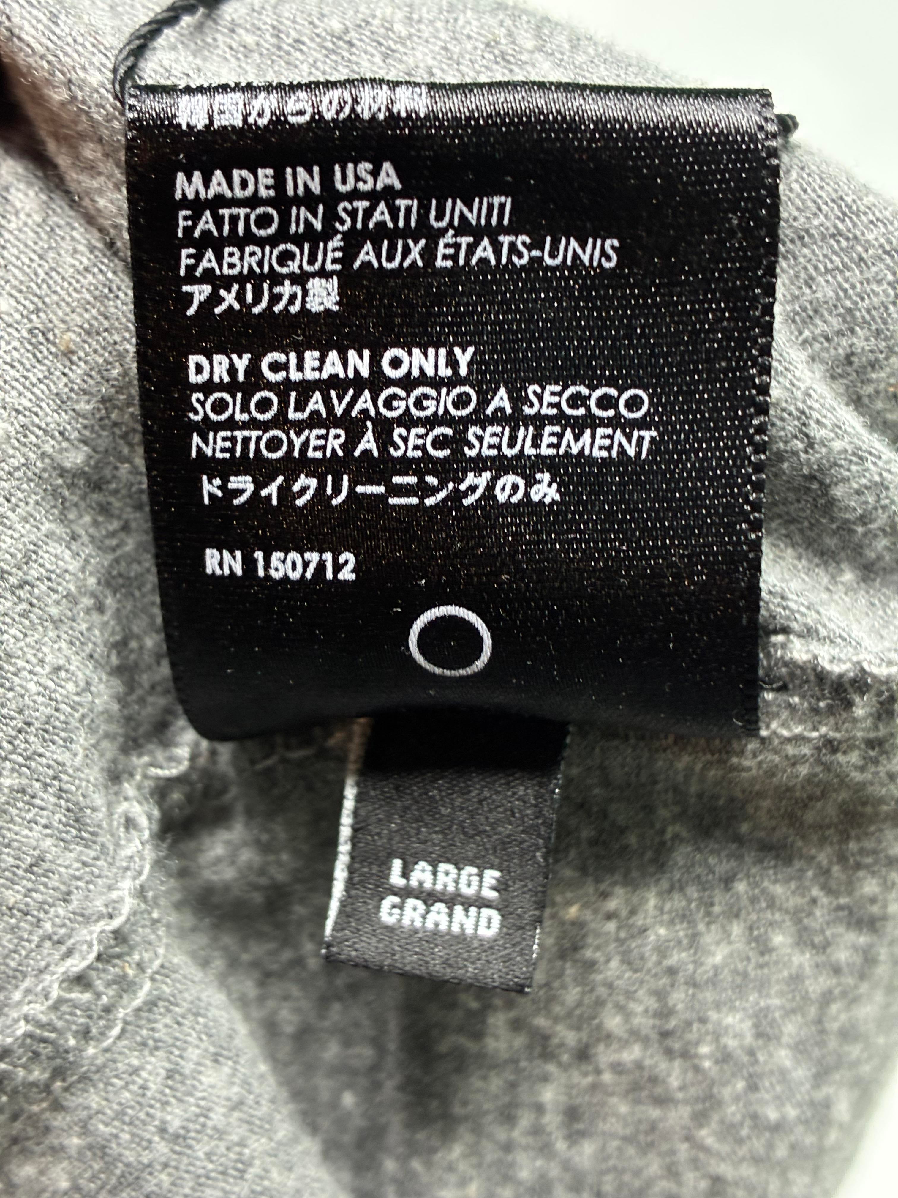 Amiri 'Floral Logo' Grey Tee