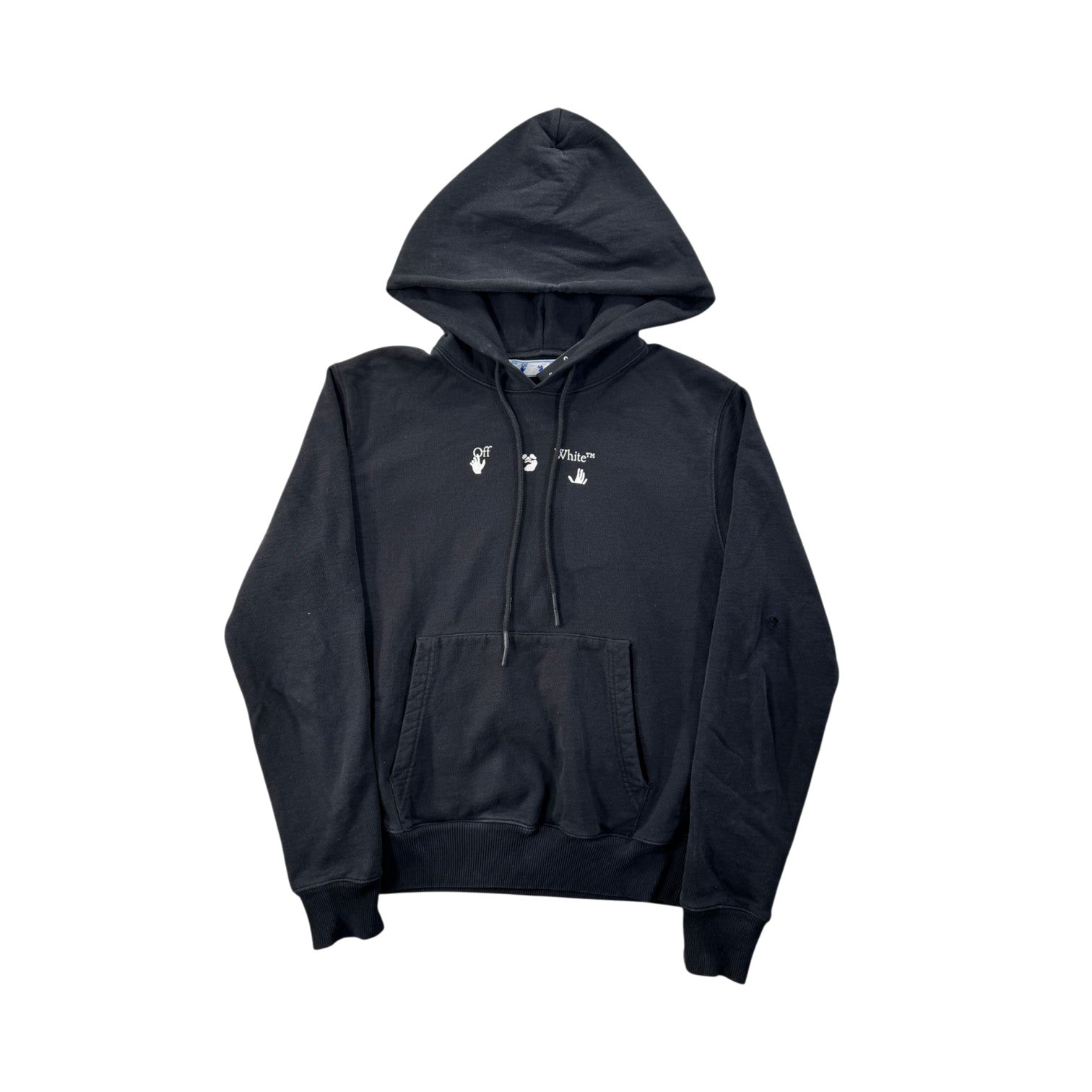 Off White Bolt Arrows Black & Green Hoodie