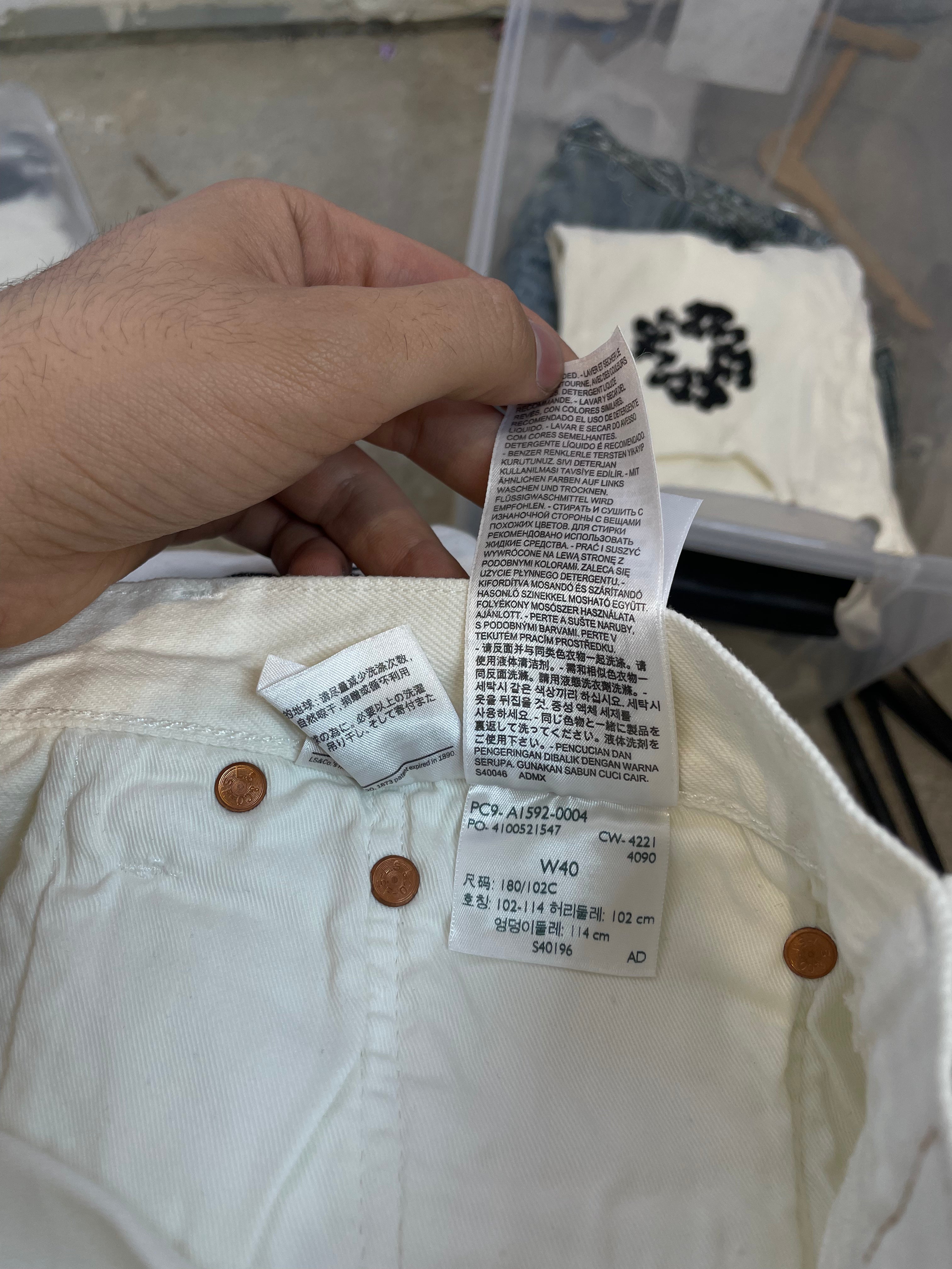 Denim Tears Studded Jeans White New 40