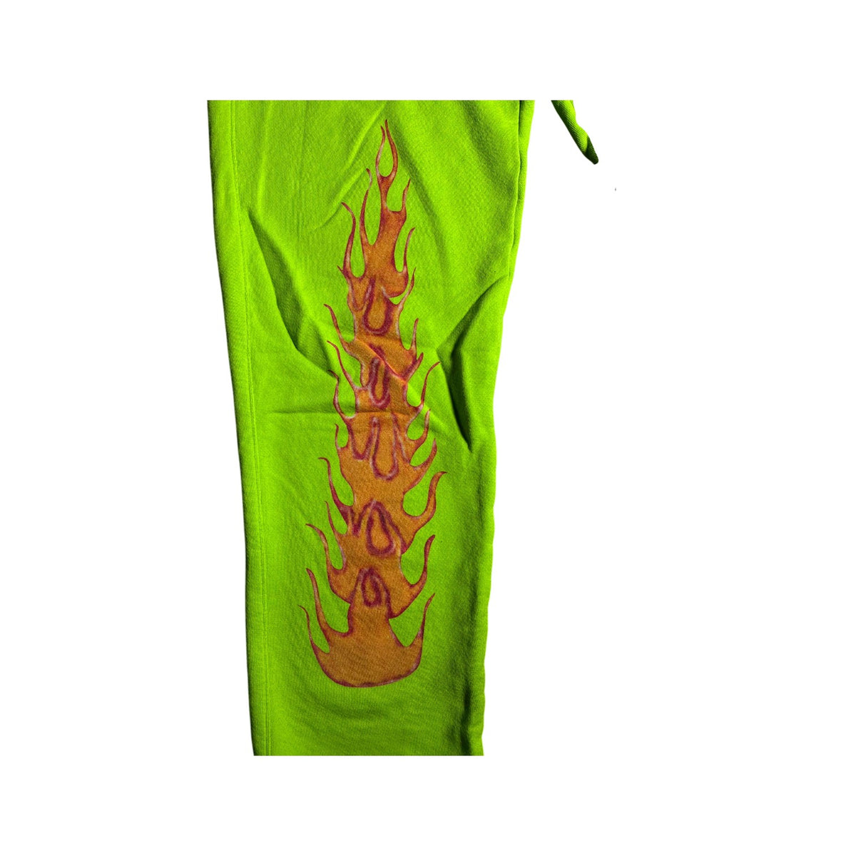 Eric Emanuel Flames Lime Green Sweats
