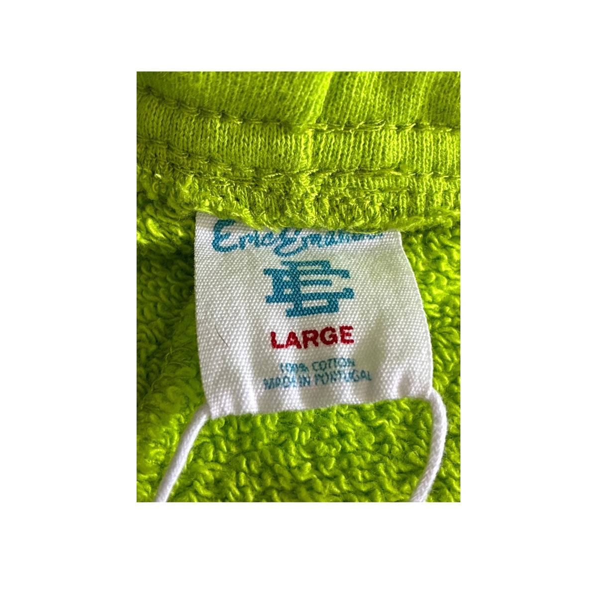 Eric Emanuel Flames Lime Green Sweats