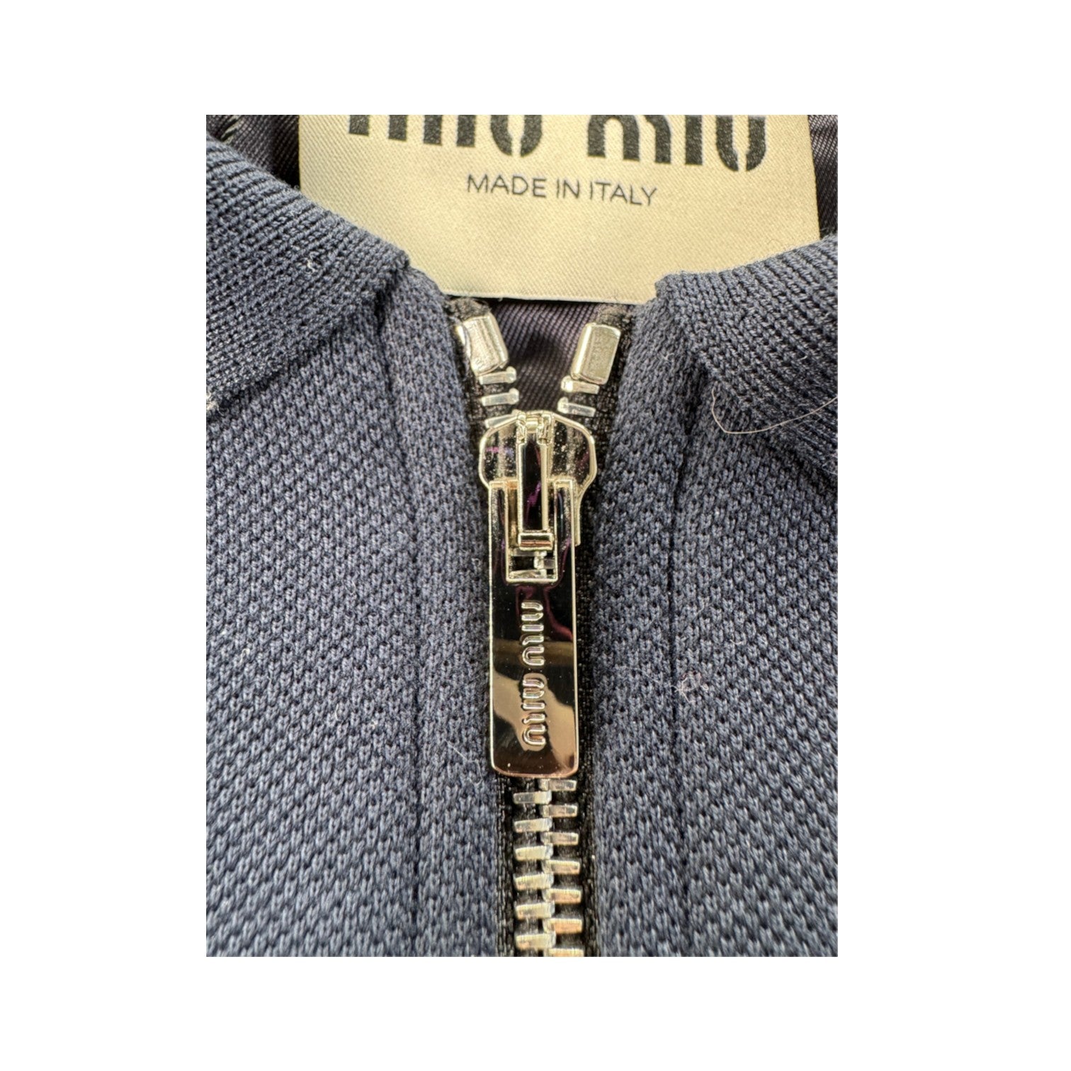 Miu Miu Navy & White Track Jacket