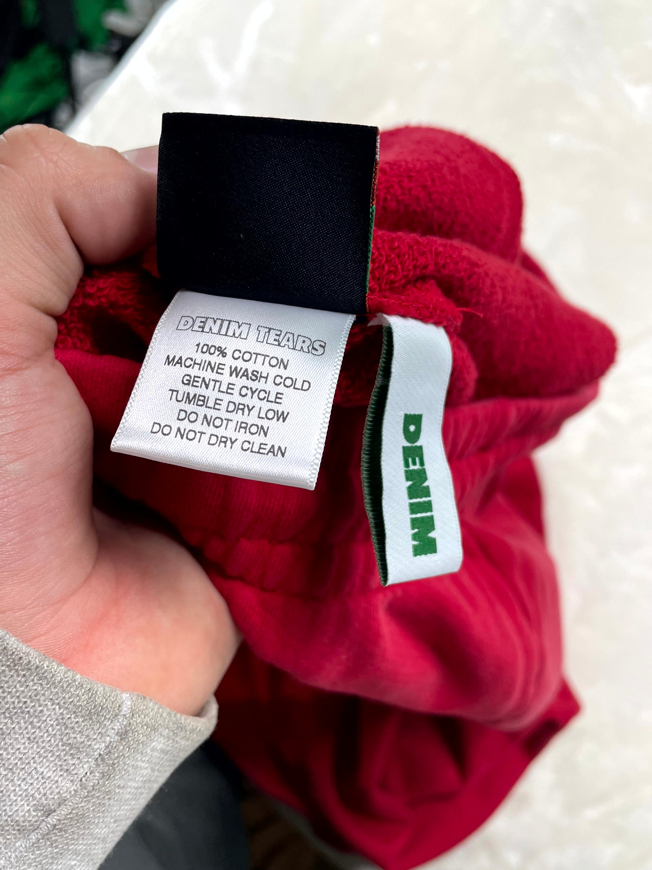 Denim Tears University Red & Navy Sweats