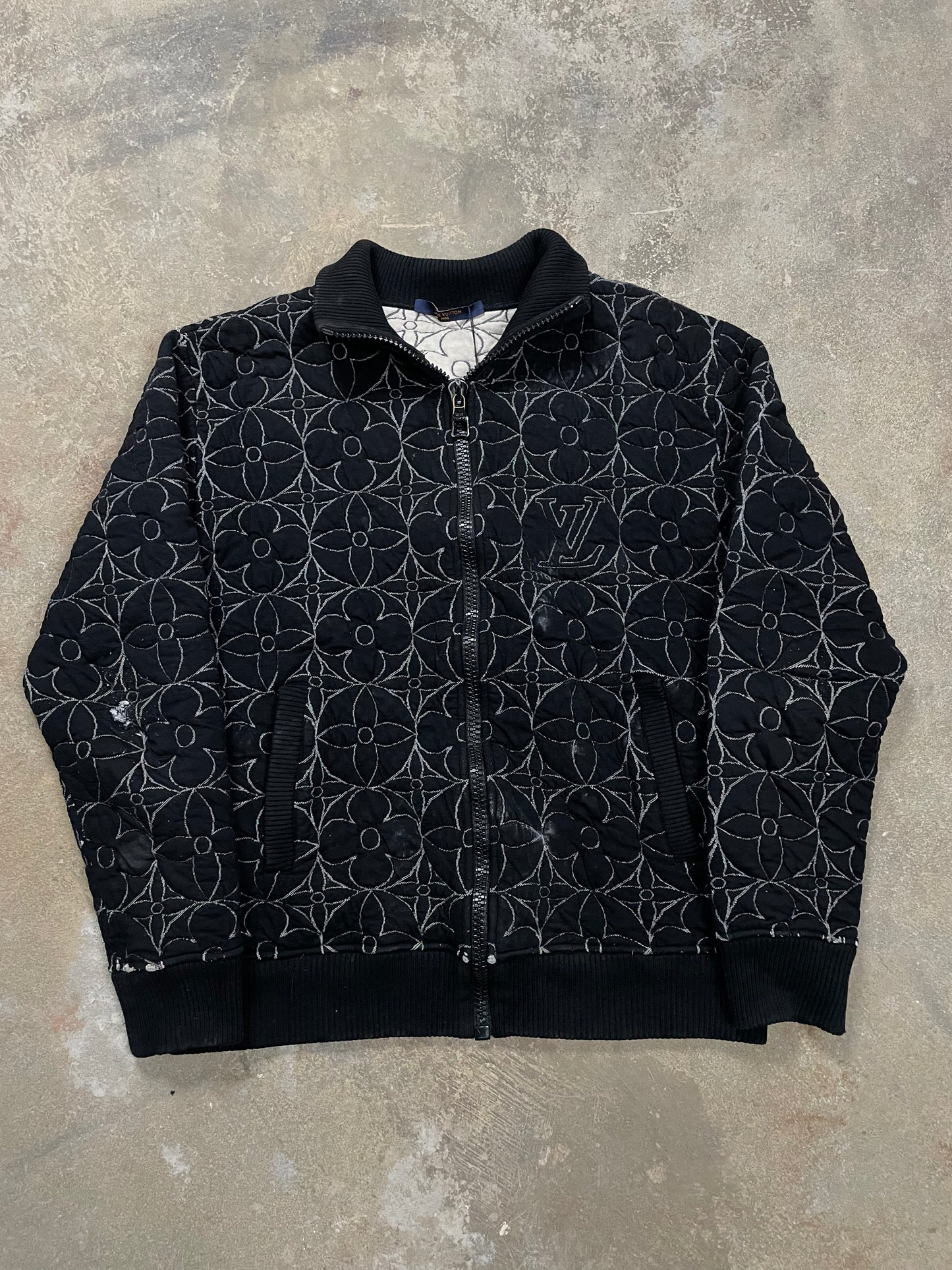 LV Monogram Black Jacket Large Used