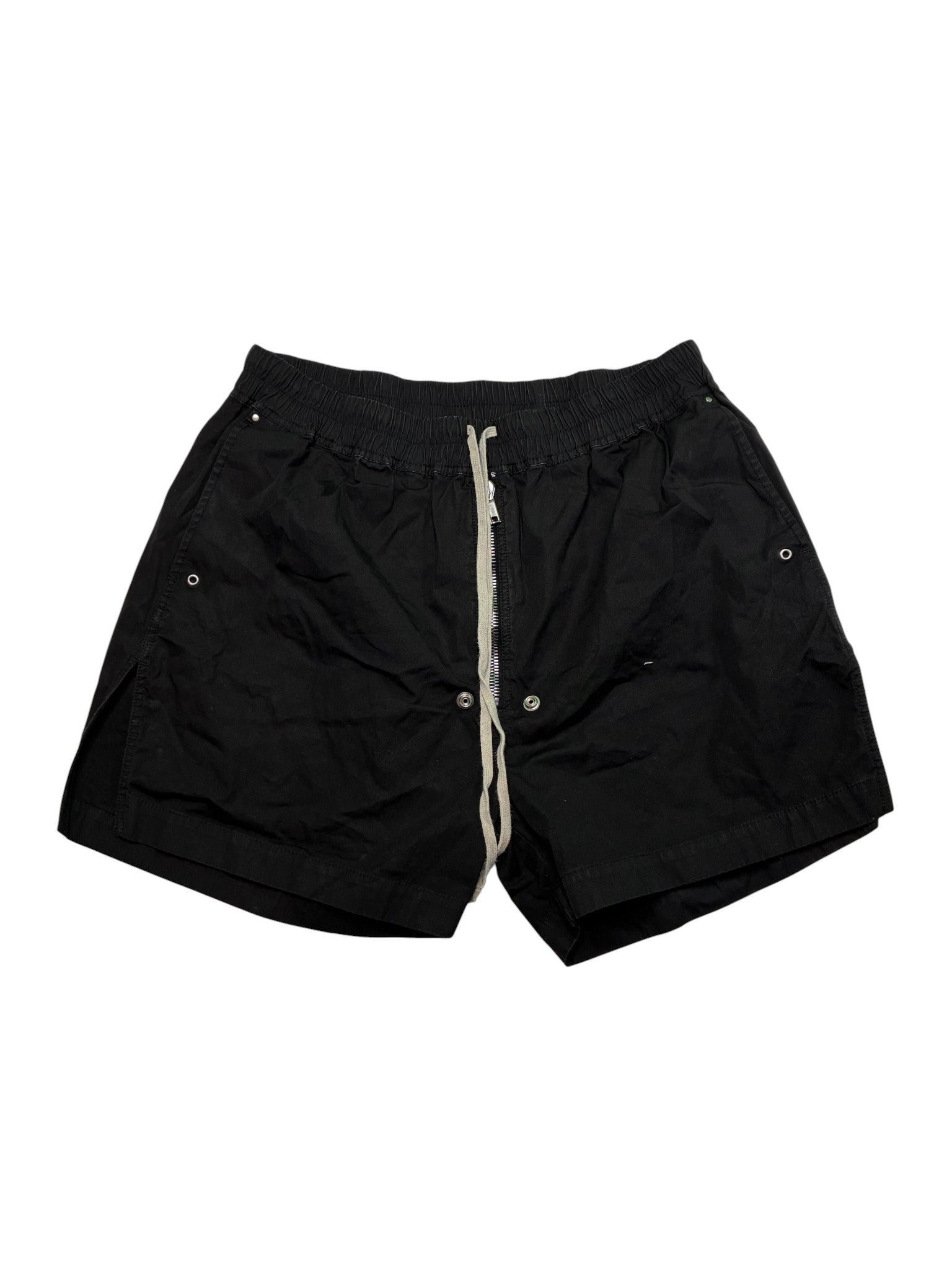 Rick Owens Black Cargo Shorts