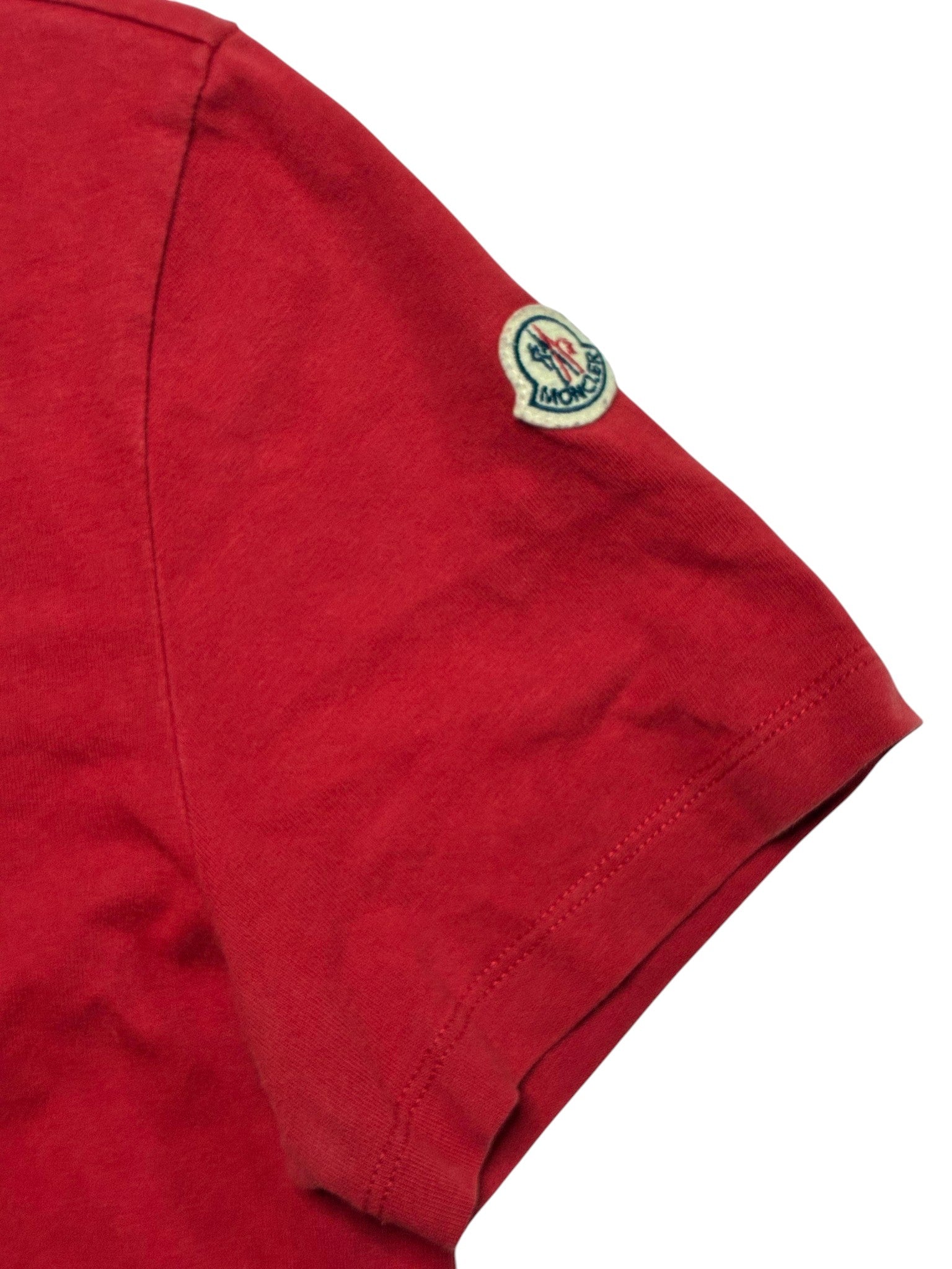 Moncler Logo Red & Black Tee