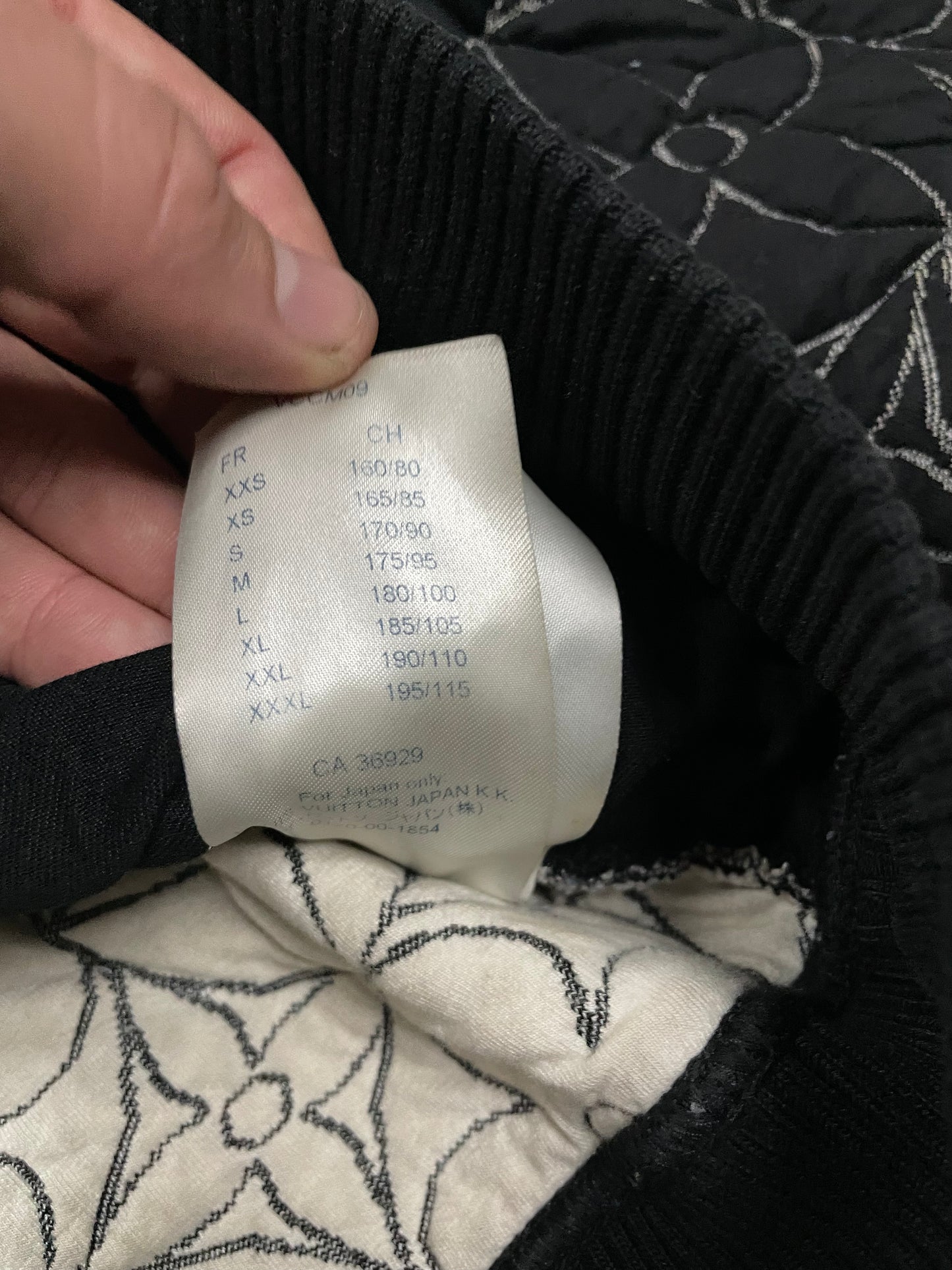 LV Monogram Black Jacket Large Used