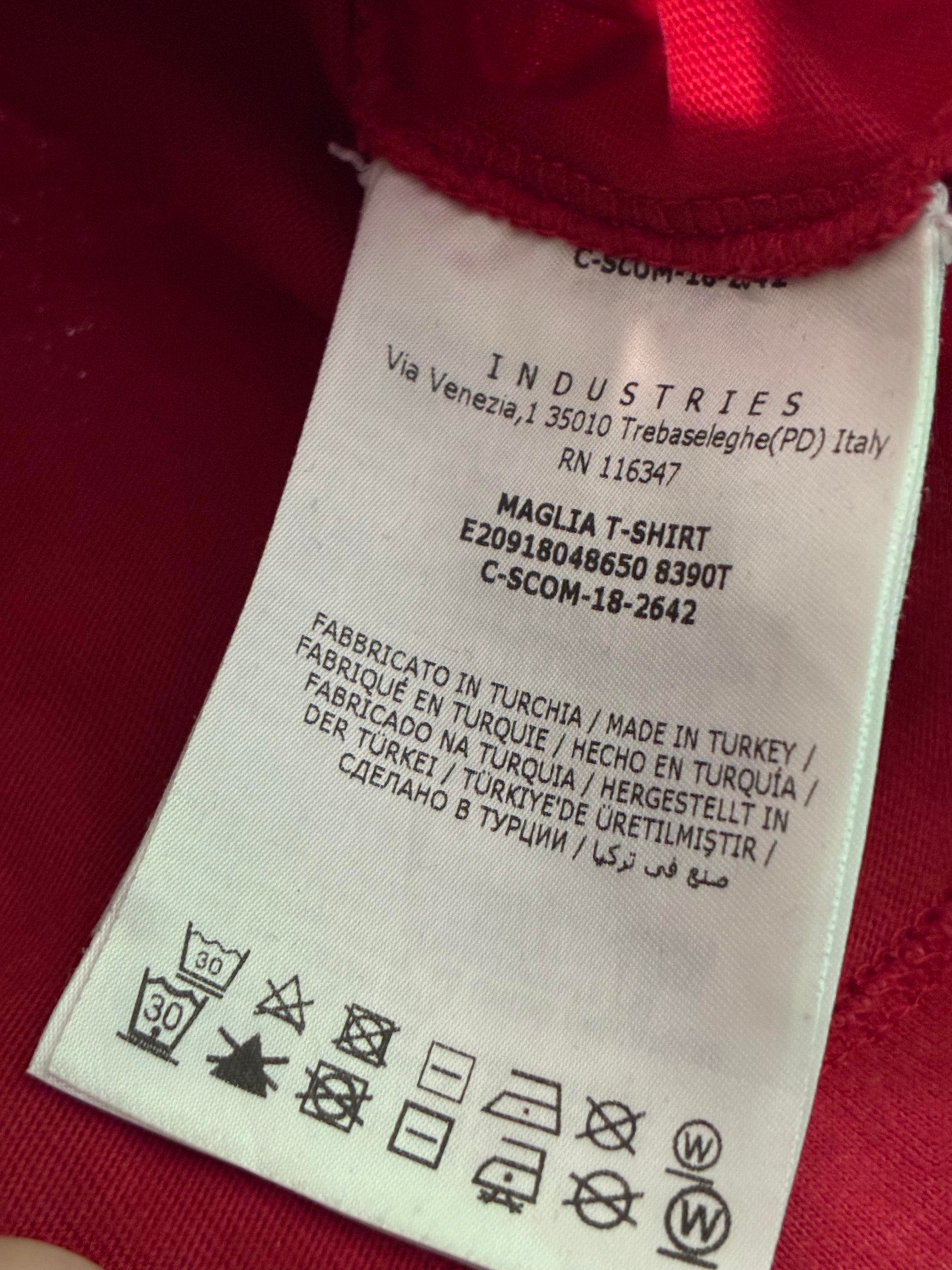 Moncler Logo Red & Black Tee